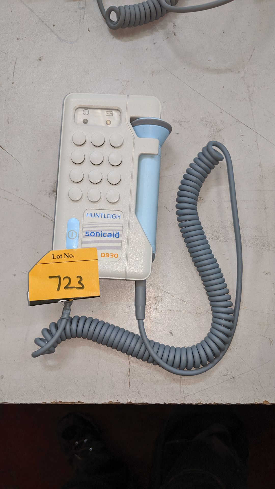 Huntleigh Sonicaid D930 Fetal Doppler tester. This is one of a large number of lots used/owned by