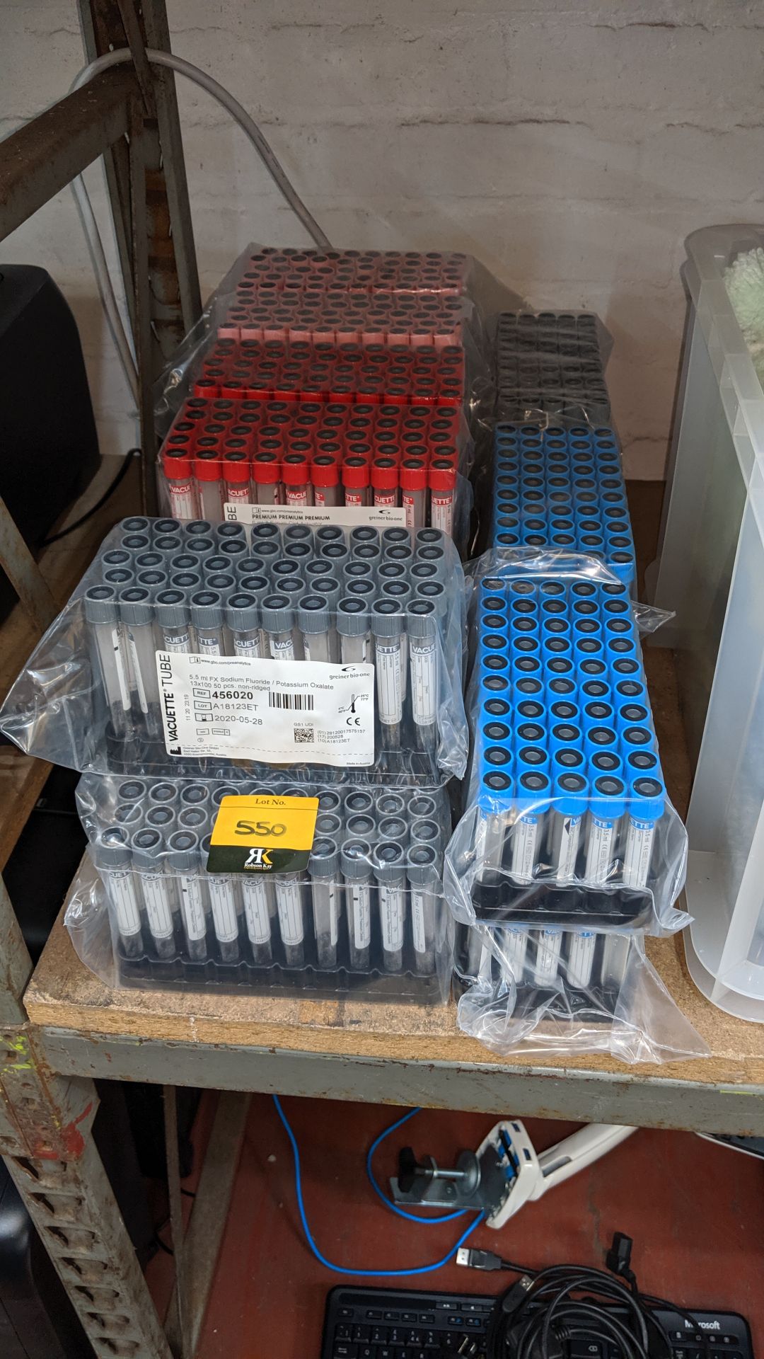 Quantity of medical sample tubes. This is one of a large number of lots used/owned by One To One ( - Image 2 of 4