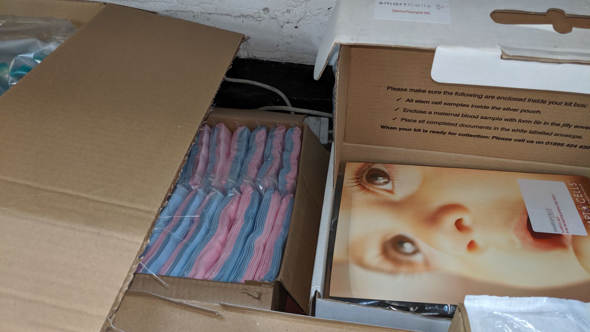 Contents of a bay of medical supplies including safety tube holders, syringes, storage cases & - Image 7 of 13