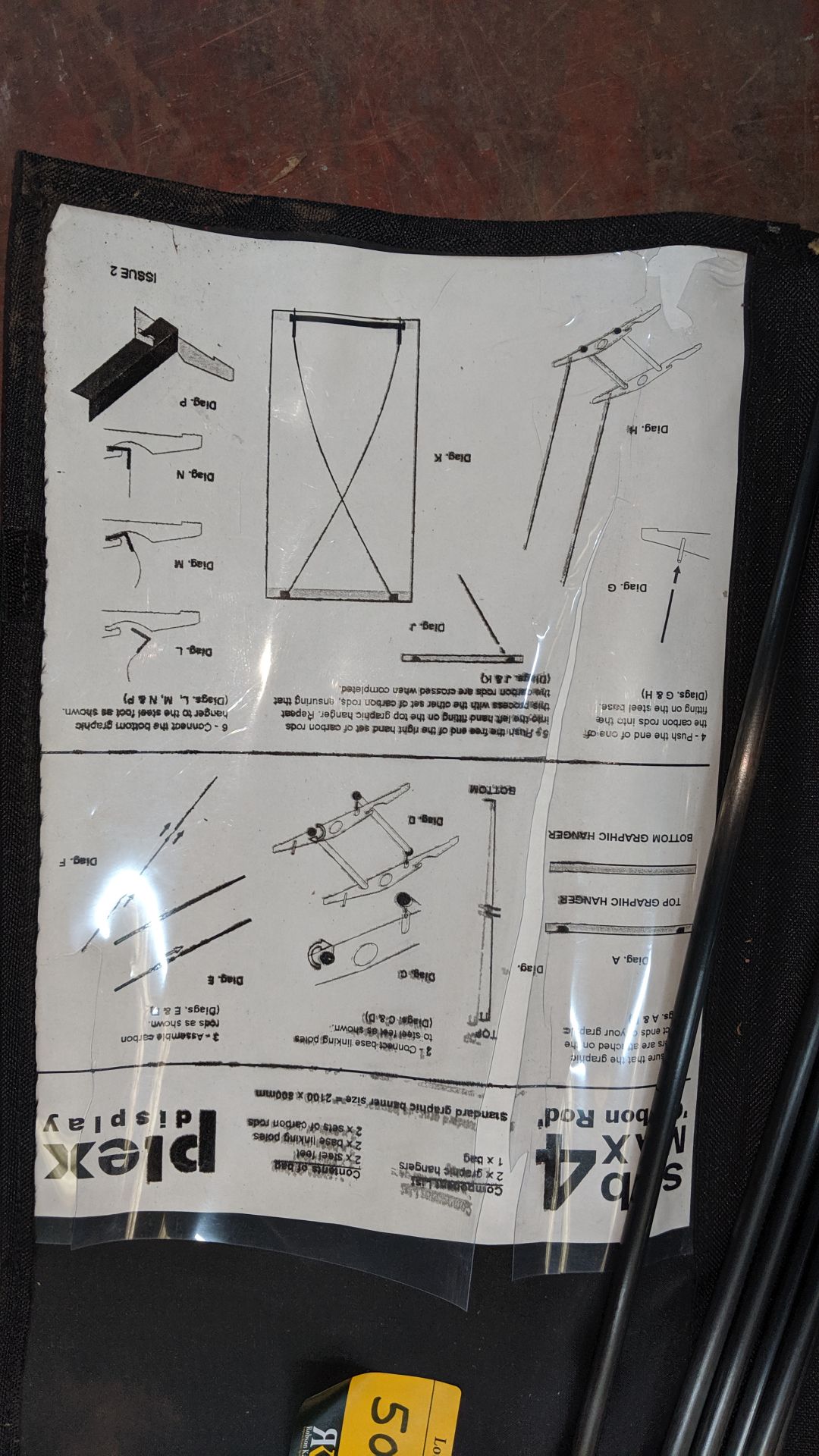 Carbon rods & carry case. IMPORTANT: Please remember goods successfully bid upon must be paid for - Image 6 of 7