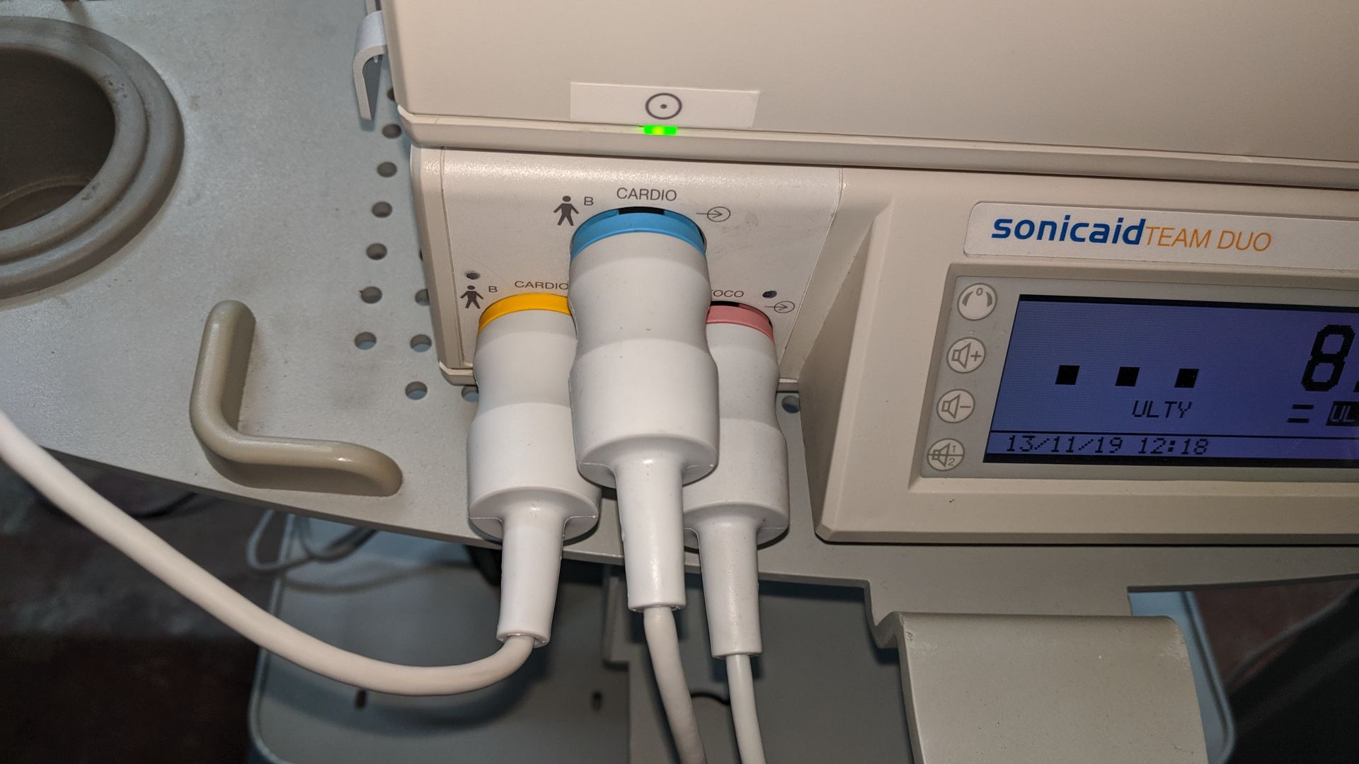 Huntleigh Sonicaid Fetal scanning system comprising Team Duo & Team Care modules plus trolley, carry - Image 10 of 18