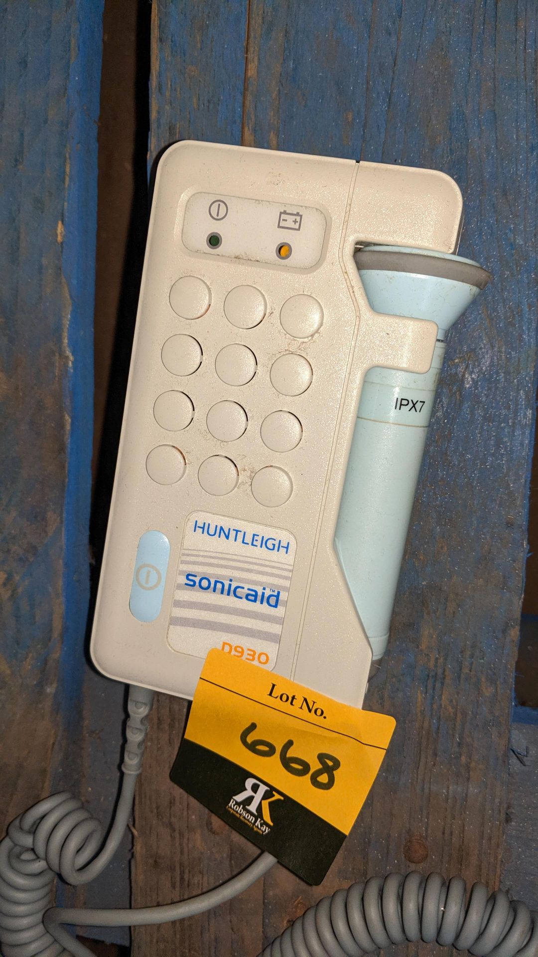 Huntleigh Sonicaid D930 Fetal Doppler . This is one of a large number of lots used/owned by One To - Image 3 of 4