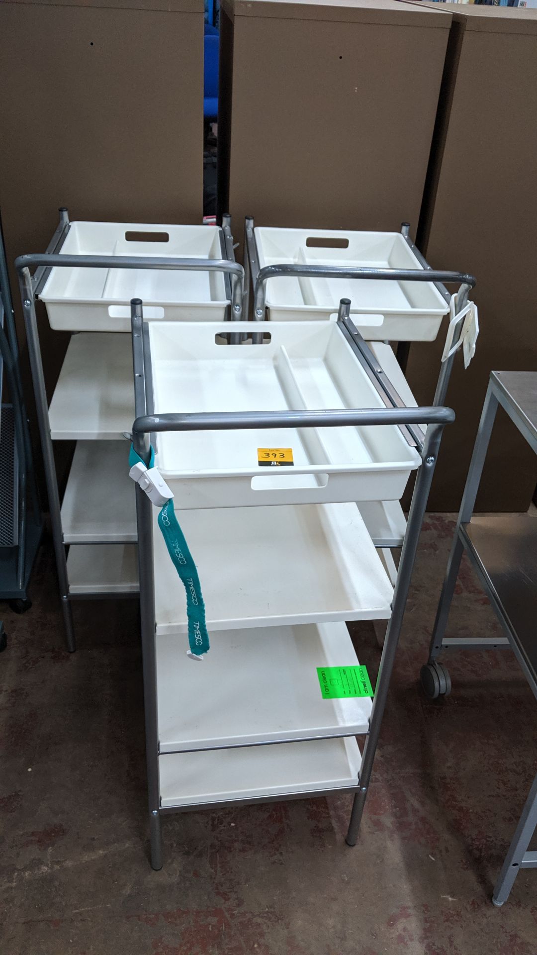 3 off medical trolleys. This is one of a large number of lots used/owned by One To One (North - Image 2 of 5