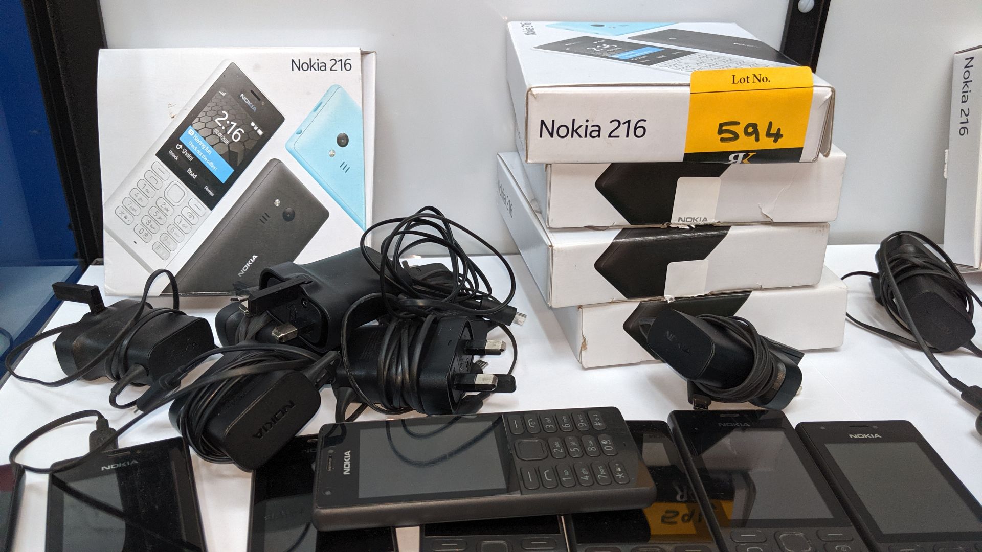 11 off Nokia 216 black mobile phones including 7 chargers & 5 boxes. We believe these phones were - Image 6 of 7