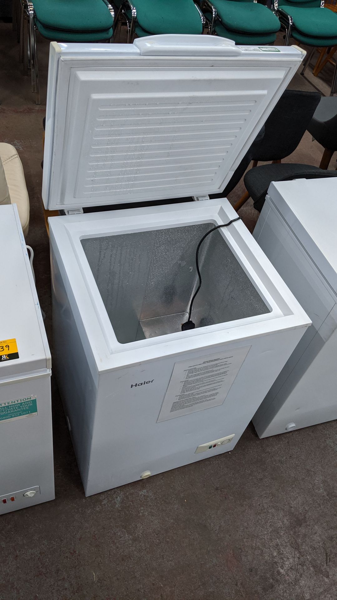 Haier compact chest freezer BD-103GAA. This is one of a large number of lots used/owned by One To - Image 4 of 5