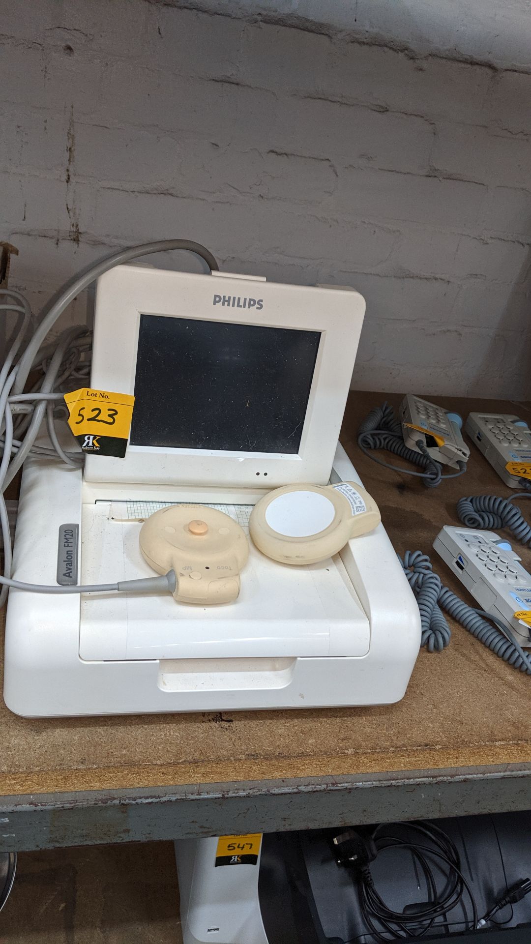 Philips Avalon model FM20 foetal monitor. This is one of a large number of lots used/owned by One To - Image 2 of 7