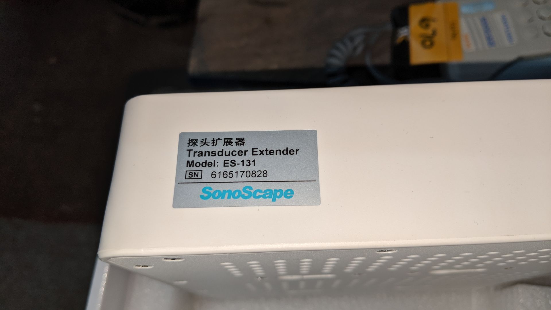 SonoScape model ES-131 transducer extender with box. This is one of a large number of lots used/ - Image 3 of 5