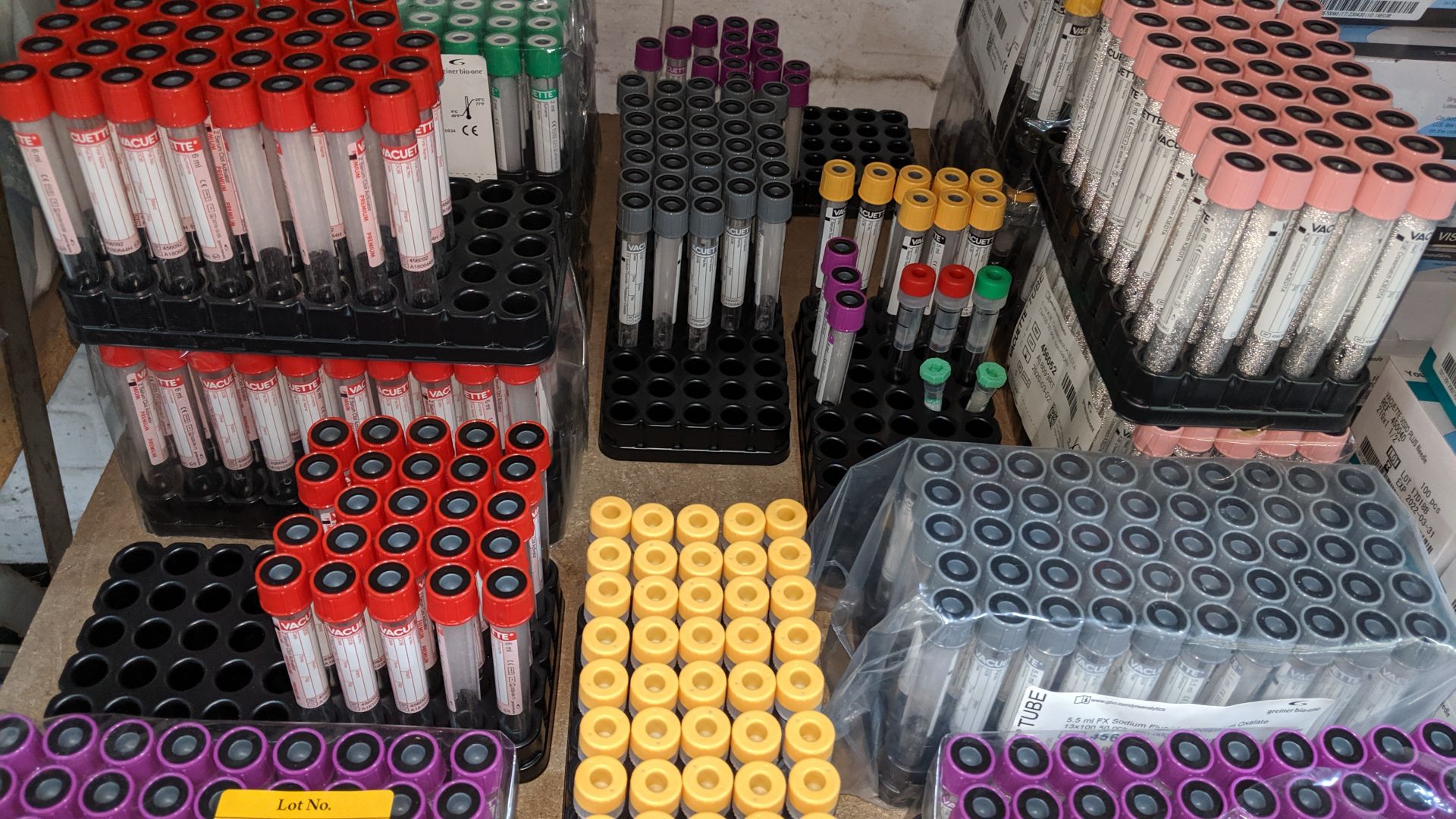 Large quantity of medical sample tubes. This is one of a large number of lots used/owned by One To - Image 4 of 6