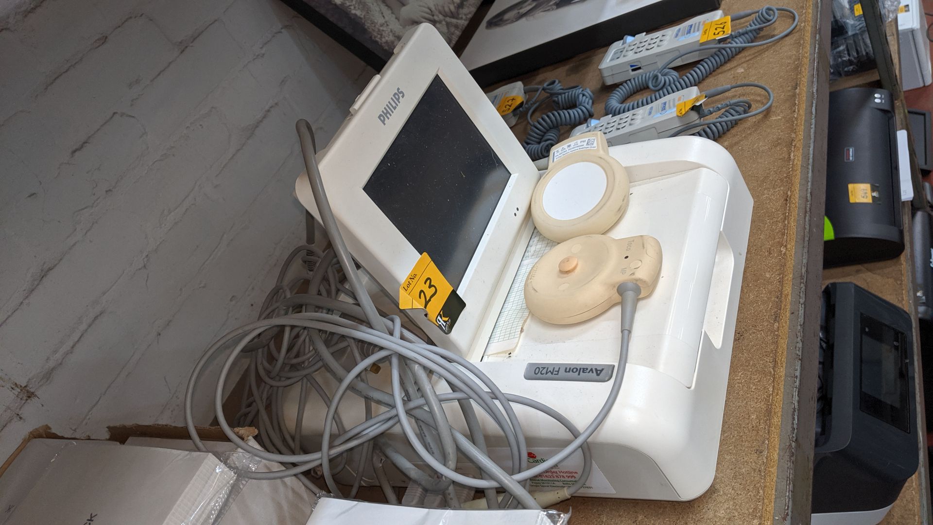 Philips Avalon model FM20 foetal monitor. This is one of a large number of lots used/owned by One To - Image 3 of 7