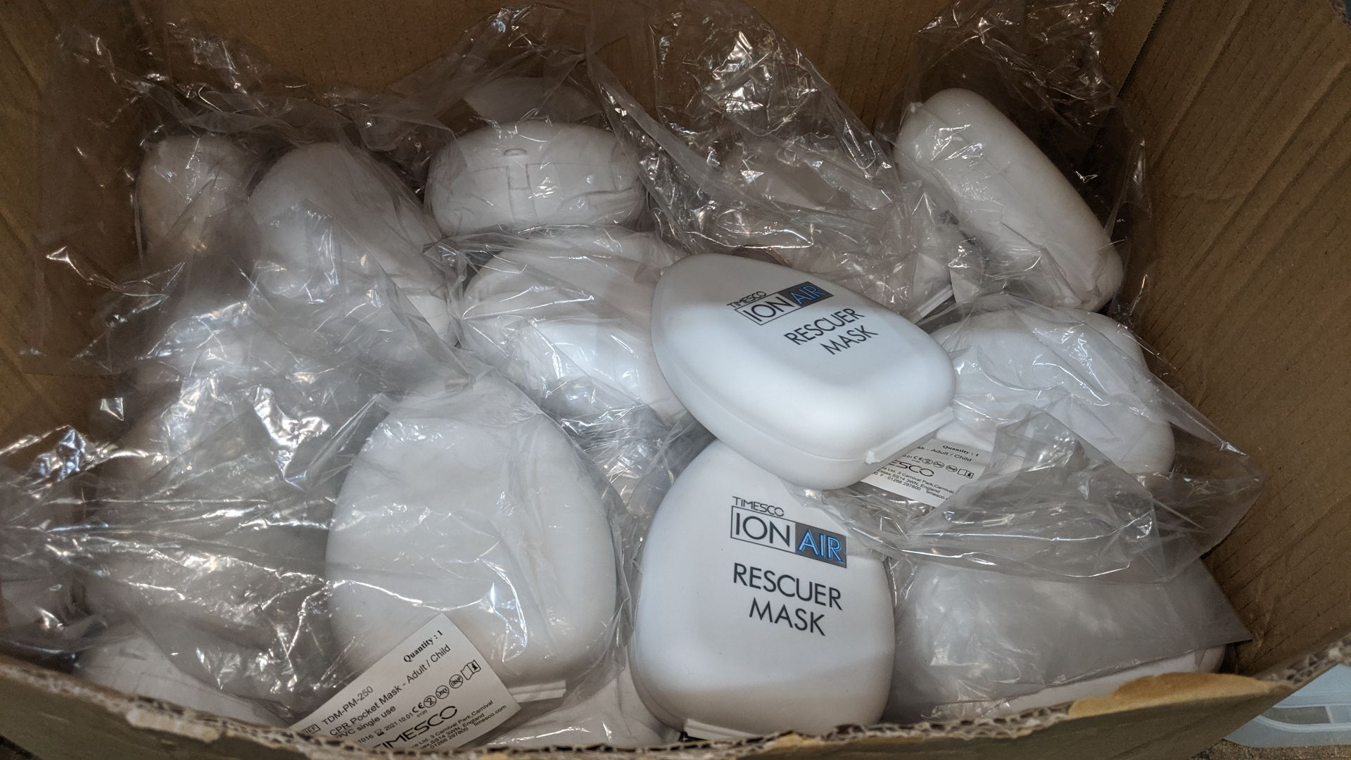 3 boxes of Timesco Ion Air Rescue Masks. This is one of a large number of lots used/owned by One - Image 4 of 6