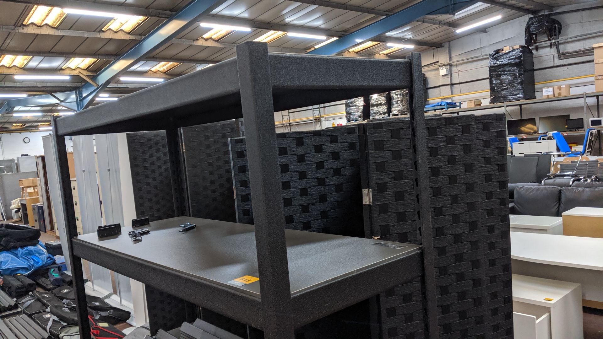 4 off bays of freestanding Whalen bolt-free racking comprising uprights, shelves & beams. This is - Image 7 of 8