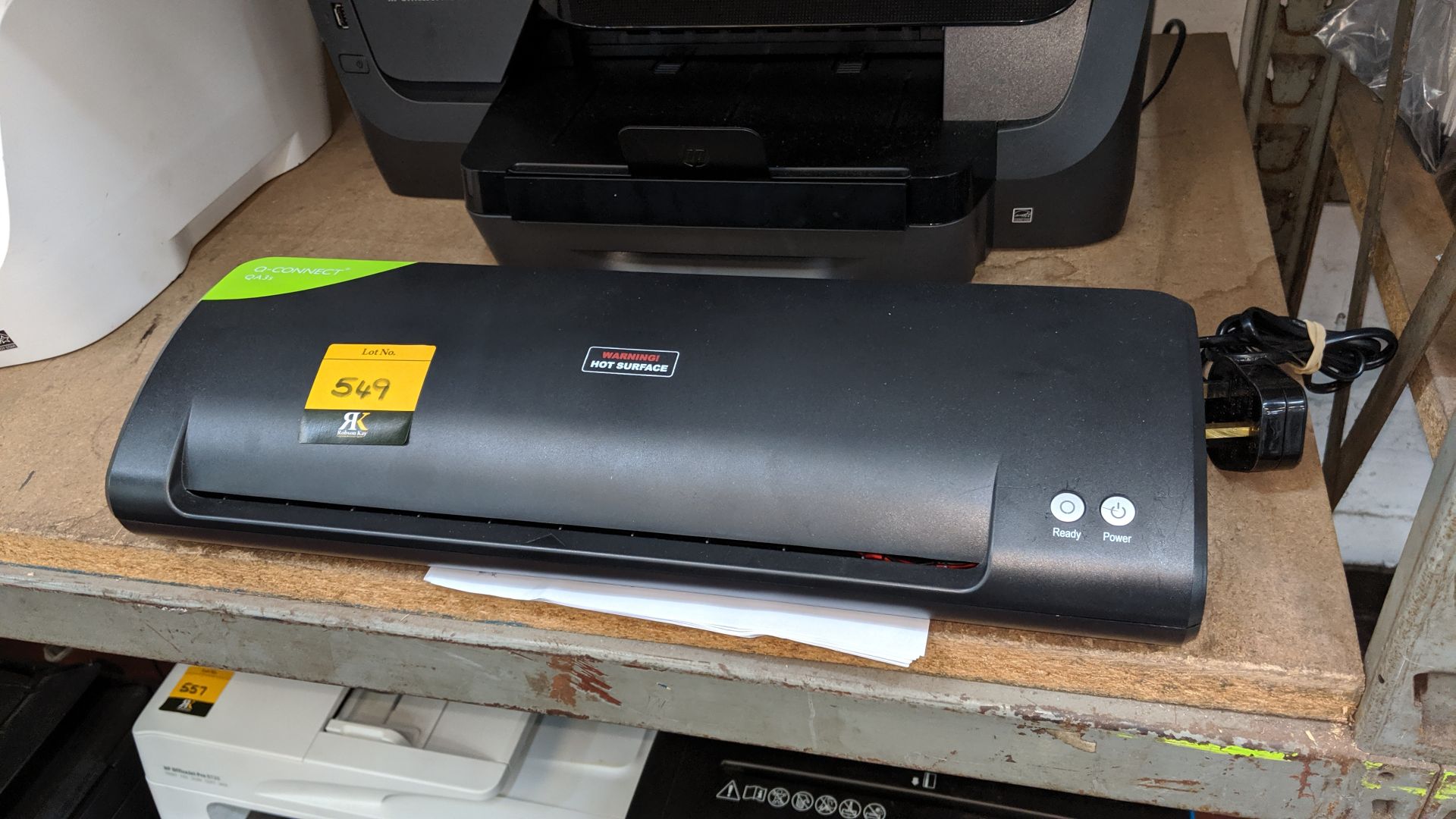 Q-Connect QA3S A4 & A3 hot & cold laminator. This is one of a large number of lots used/owned by One - Image 2 of 3