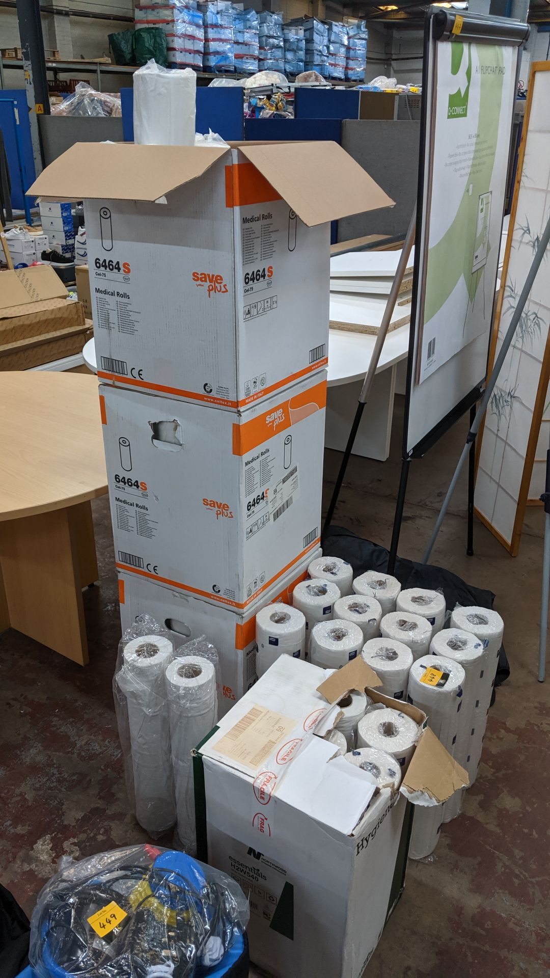 Quantity of medical rolls. This is one of a large number of lots used/owned by One To One (North - Image 3 of 4