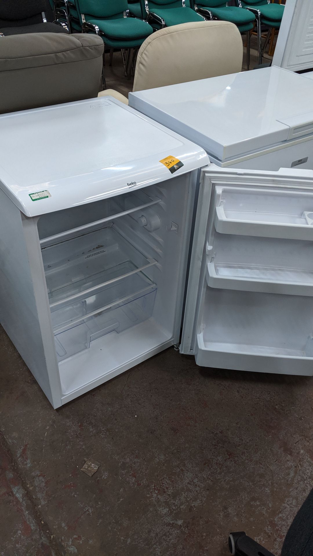 Beko undercounter fridge. This is one of a large number of lots used/owned by One To One (North - Image 3 of 4