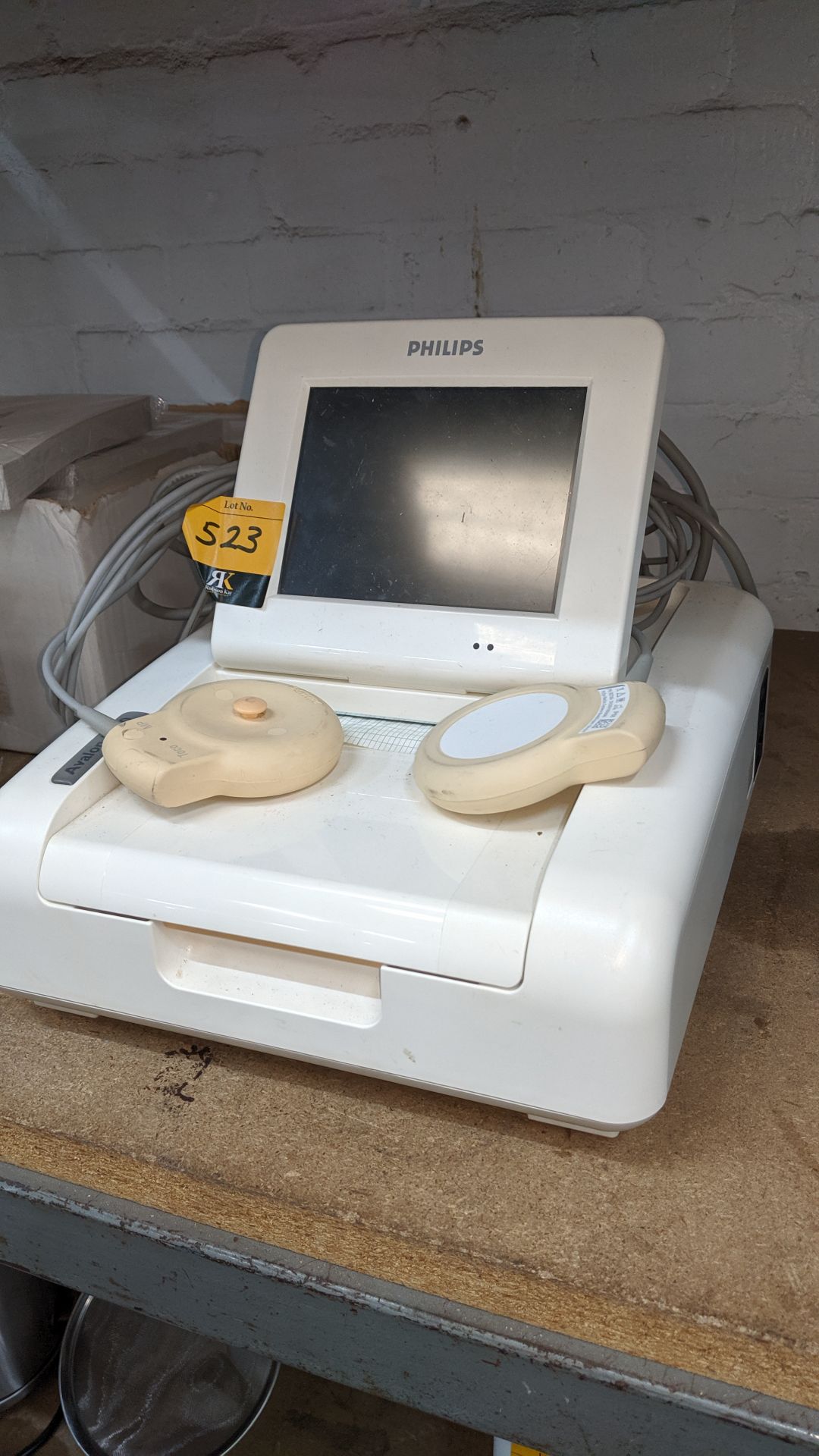 Philips Avalon model FM20 foetal monitor. This is one of a large number of lots used/owned by One To - Image 6 of 7