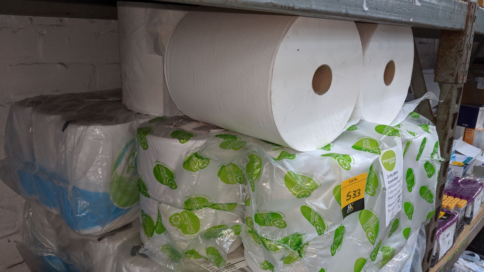 Quantity of assorted types of paper towel. This is one of a large number of lots used/owned by One - Image 5 of 6