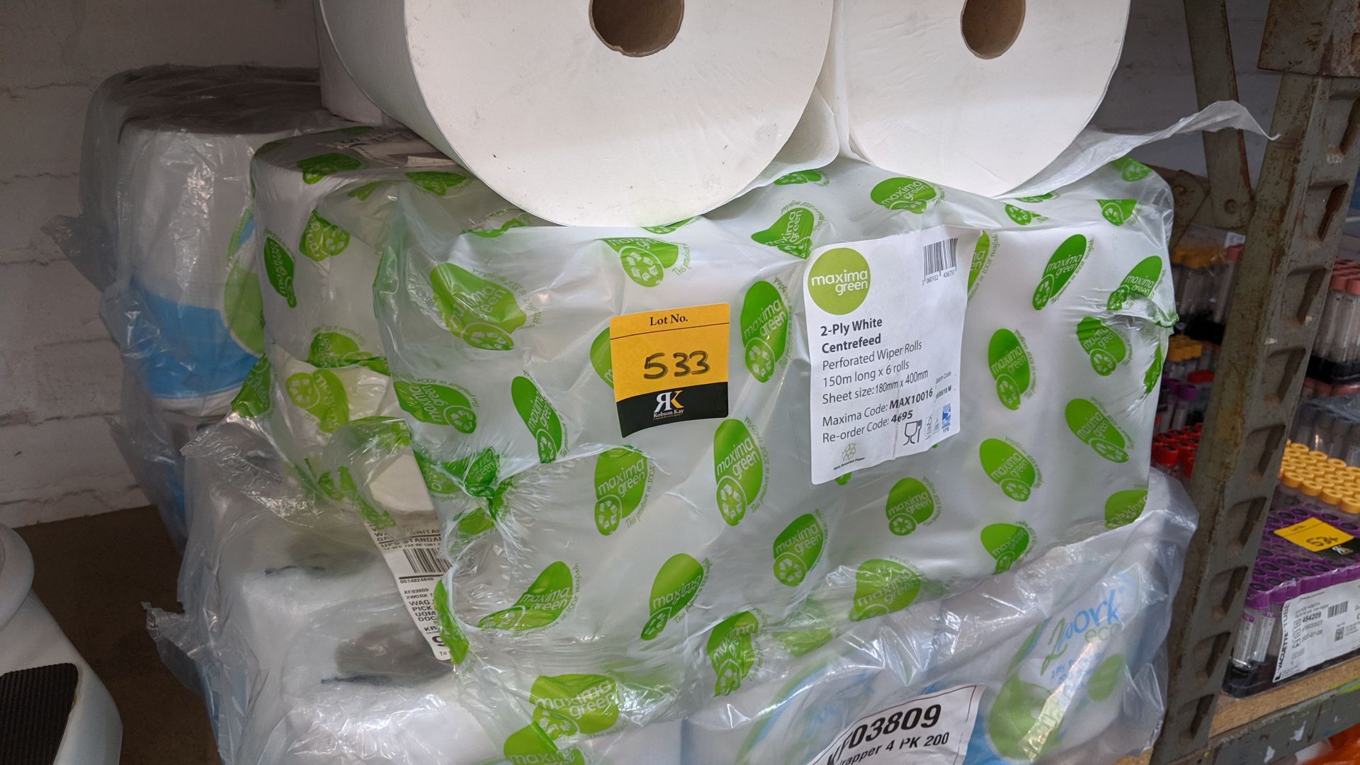 Quantity of assorted types of paper towel. This is one of a large number of lots used/owned by One - Image 4 of 6