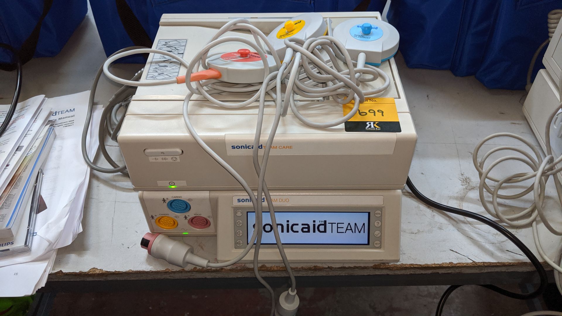 Huntleigh Sonicaid Fetal scanning system comprising Team Duo & Team Care modules plus carry case & - Image 3 of 13