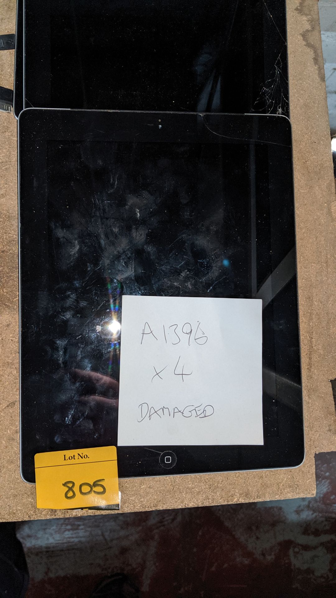 4 off assorted Apple iPads model A1396. All these iPads show cosmetic damage and may have other - Image 2 of 4