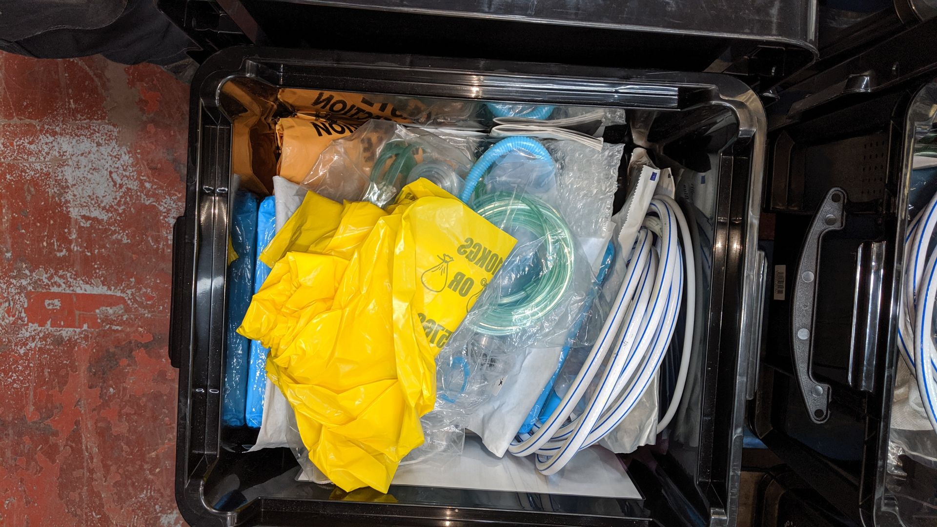 Contents of 6 crates of assorted medical supplies including blood pressure monitoring equipment, - Image 7 of 8