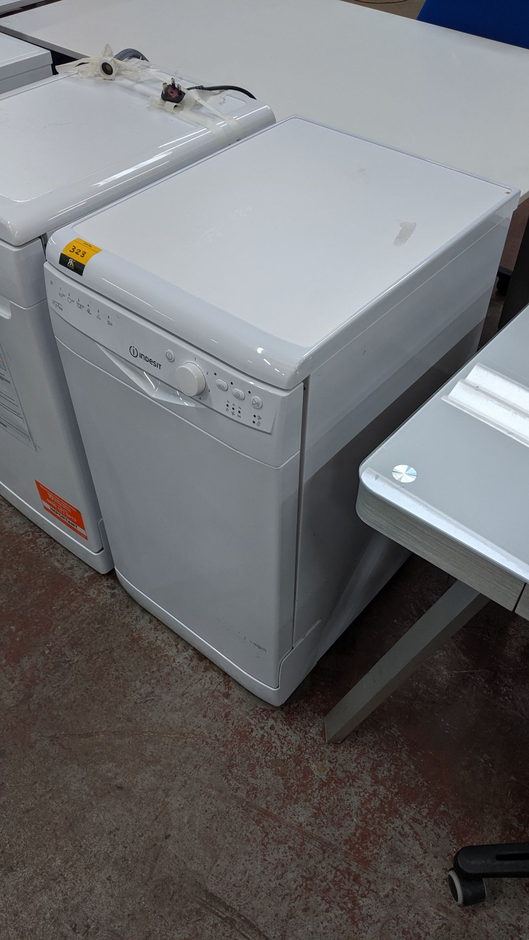 Indesit slimline dishwasher model DSR 26B1. This is one of a large number of lots used/owned by