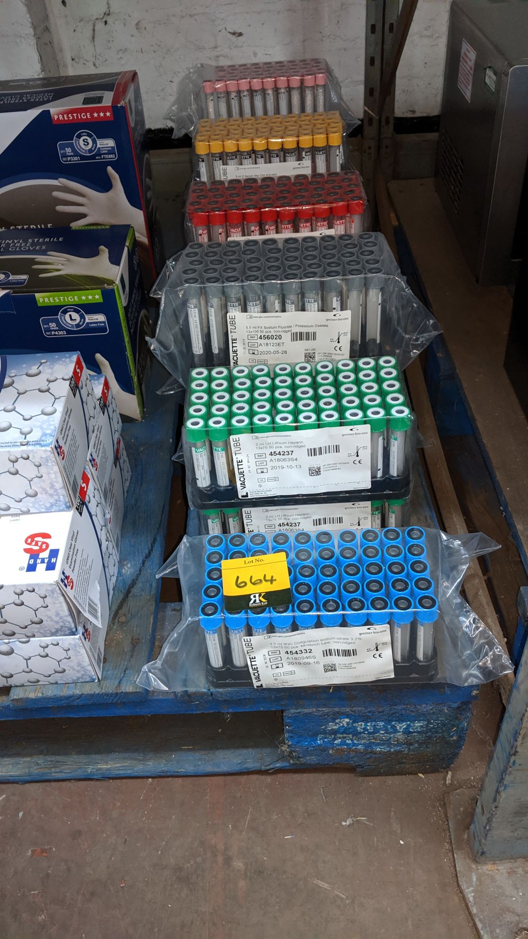 13 packs of medical sample testing tubes. This is one of a large number of lots used/owned by One To - Image 2 of 5