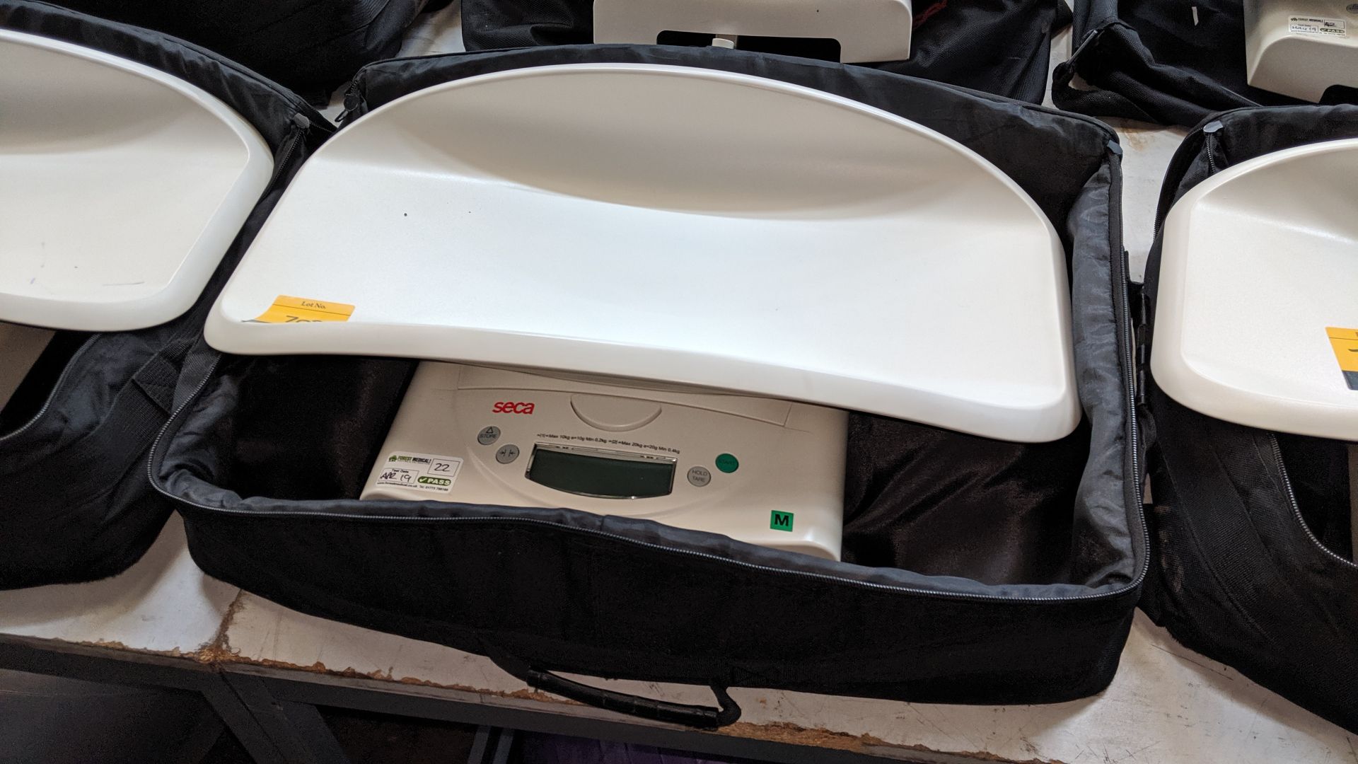 Seca model 384 baby scales max. capacity 20kg. This is one of a large number of lots used/owned by