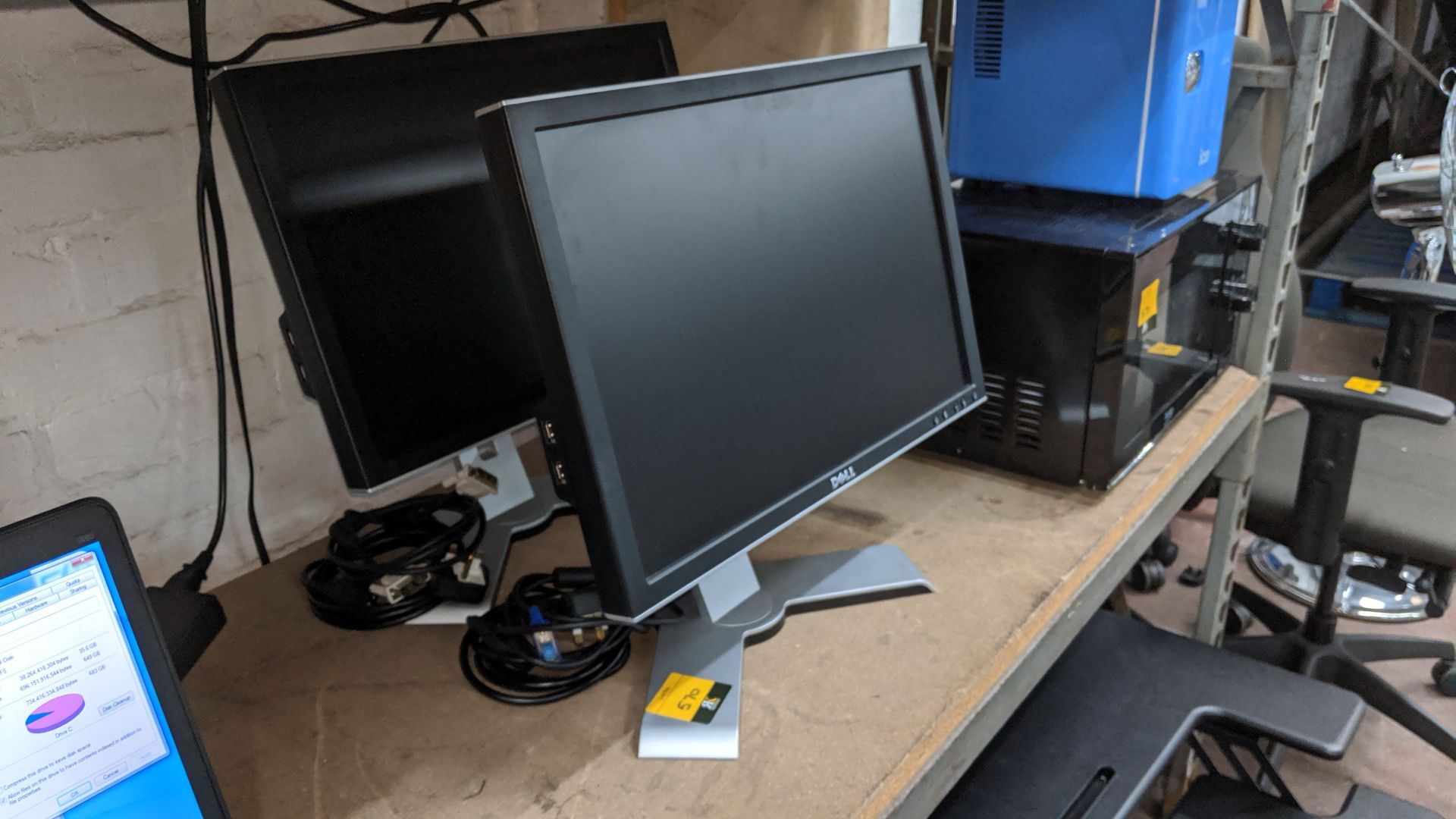 2 off Dell 20" widescreen monitors. Lots 560 - 580 form the total assets of a healthcare recruitment