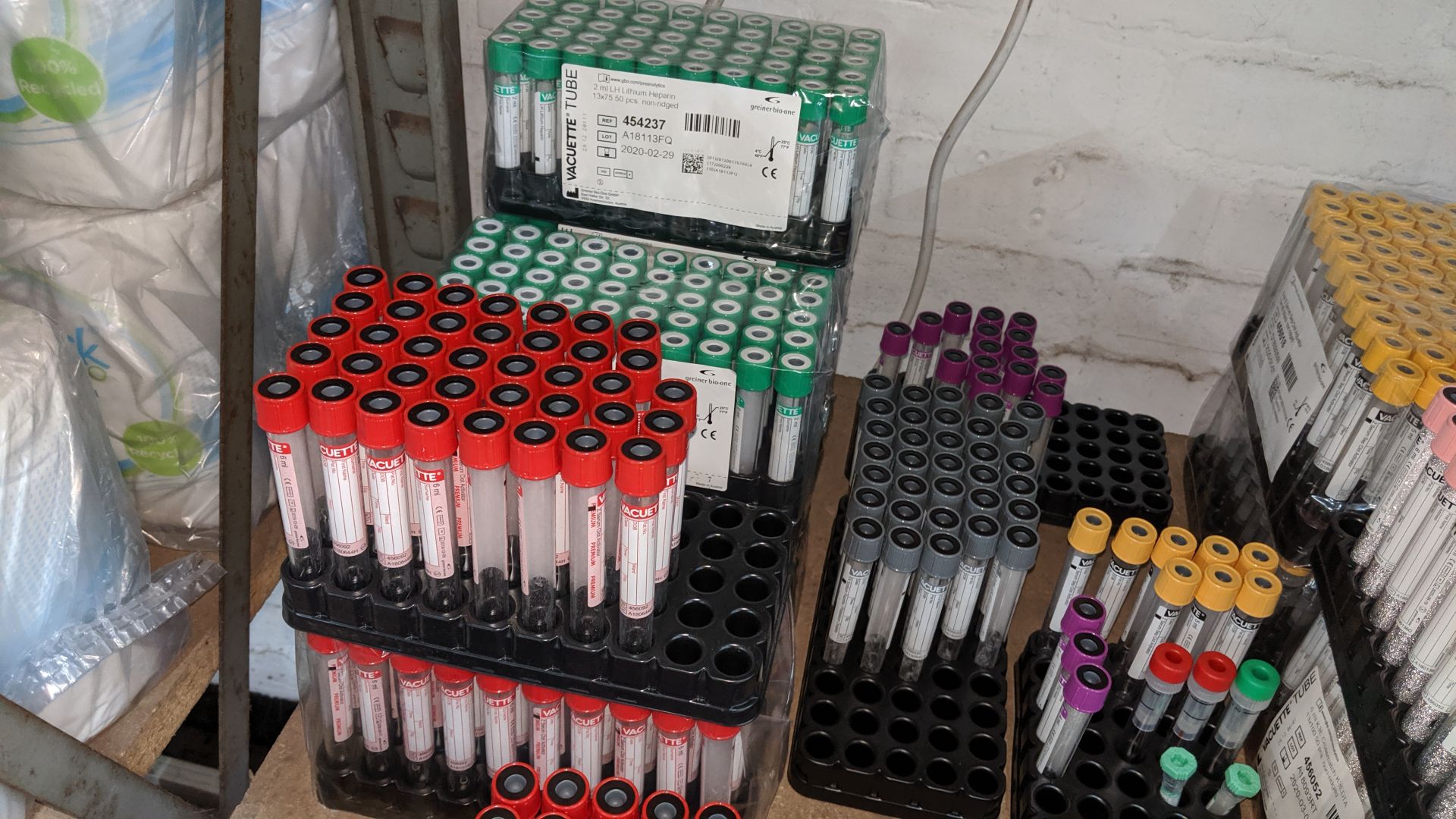 Large quantity of medical sample tubes. This is one of a large number of lots used/owned by One To - Image 5 of 6