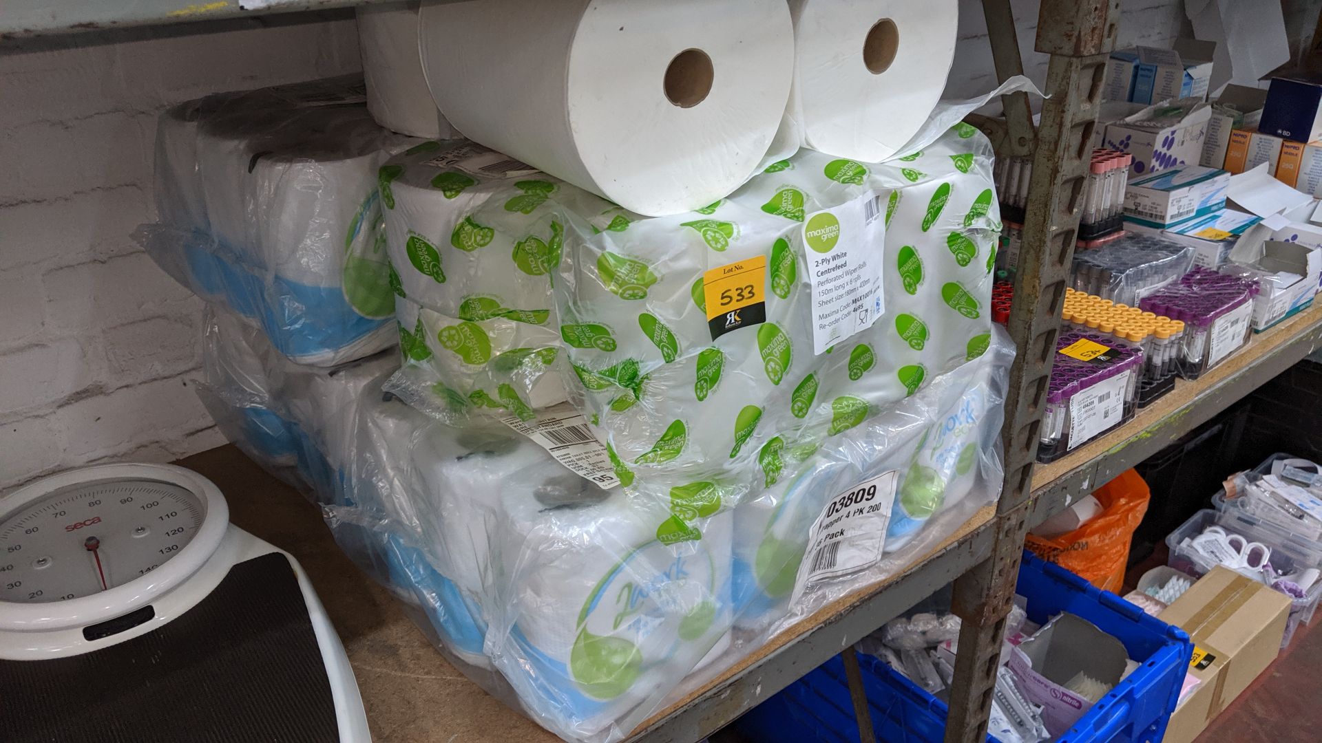 Quantity of assorted types of paper towel. This is one of a large number of lots used/owned by One - Image 2 of 6