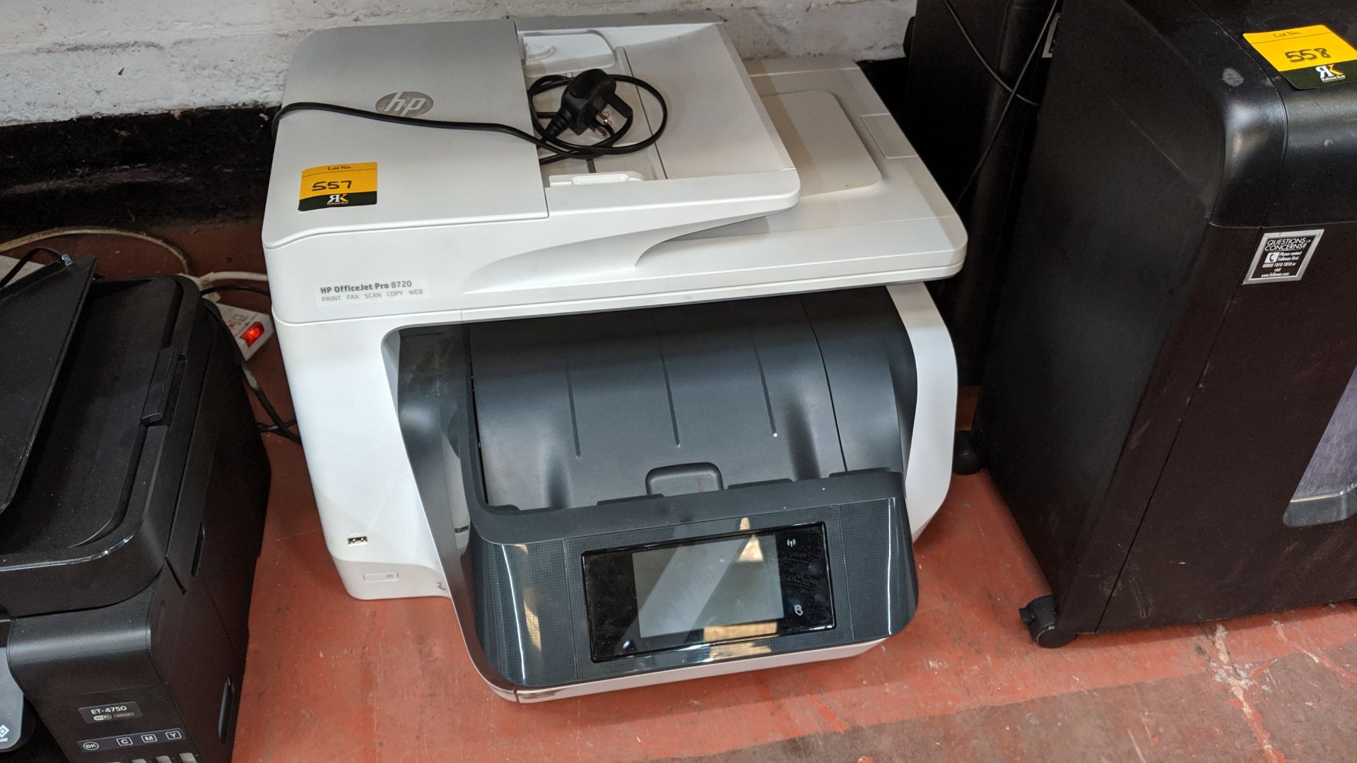 HP OfficeJet Pro 8720 multifunction printer. This is one of a large number of lots used/owned by One