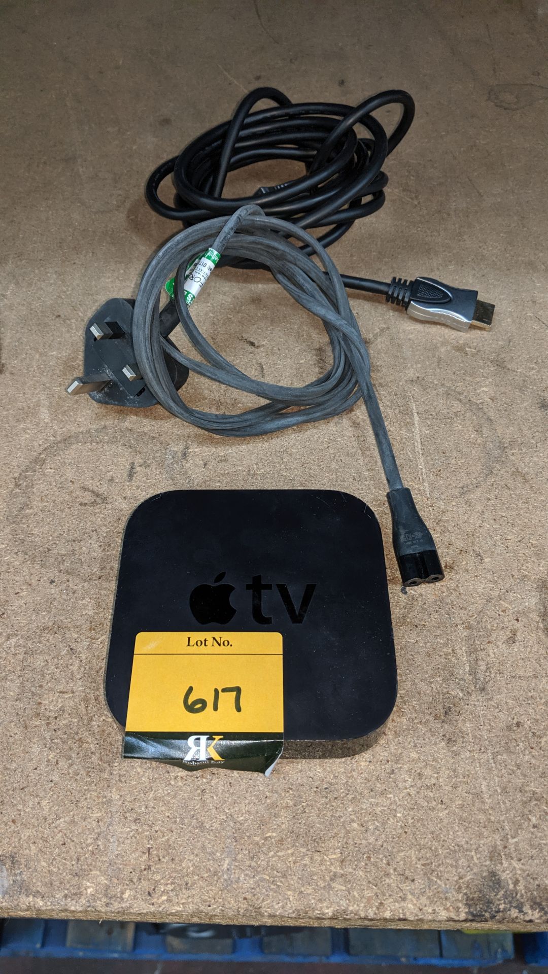 Apple TV 3rd Generation model no. A1469, including remote control, power cable & HDMI lead. This