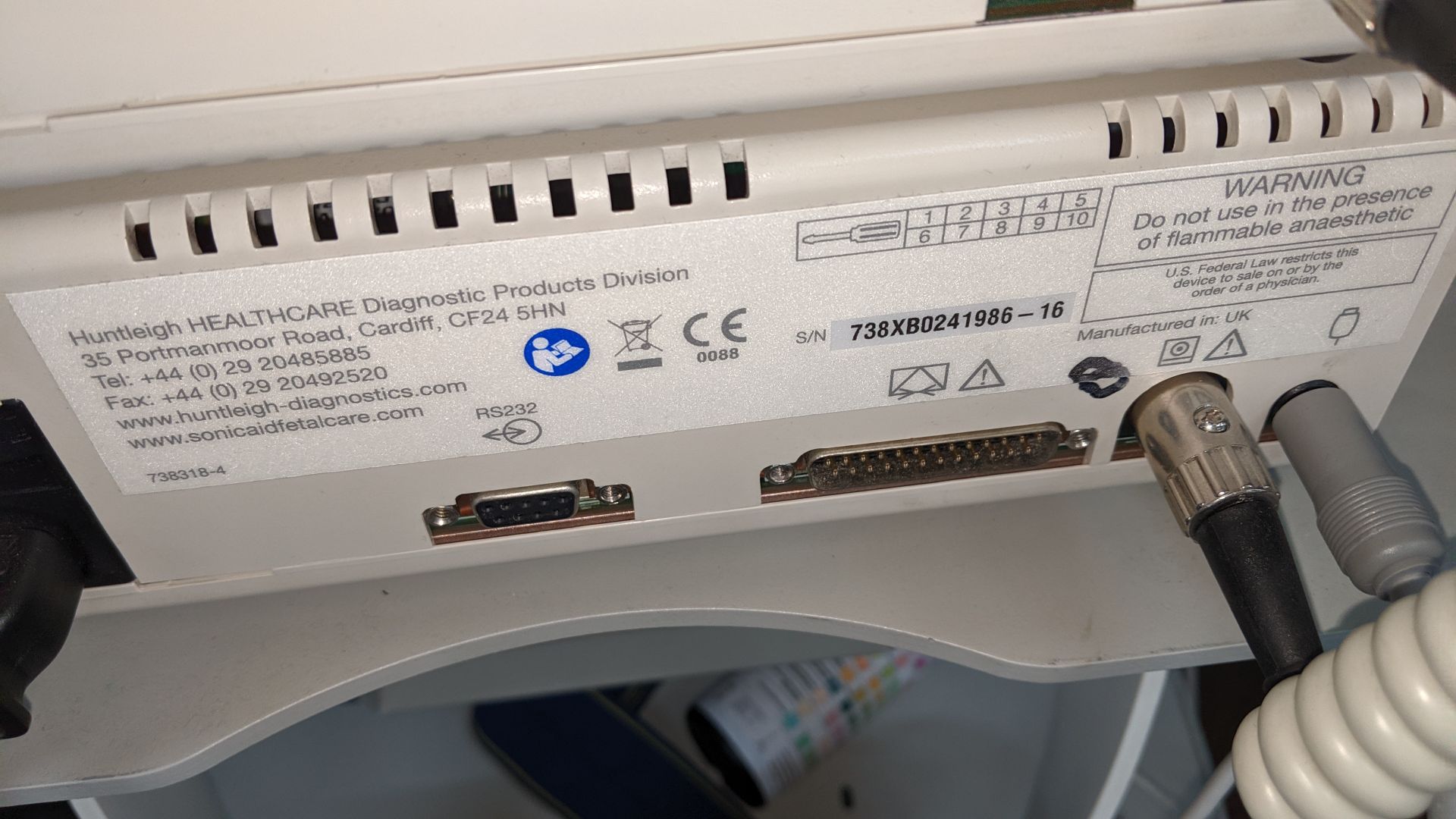 Huntleigh Sonicaid Fetal scanning system comprising Team Duo & Team Care modules plus trolley, carry - Image 8 of 18
