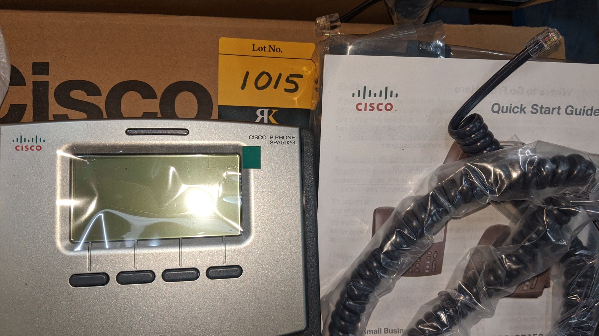 Cisco IP phone model SPA502G. This is one of a large number of lots in this sale being sold for - Image 3 of 4