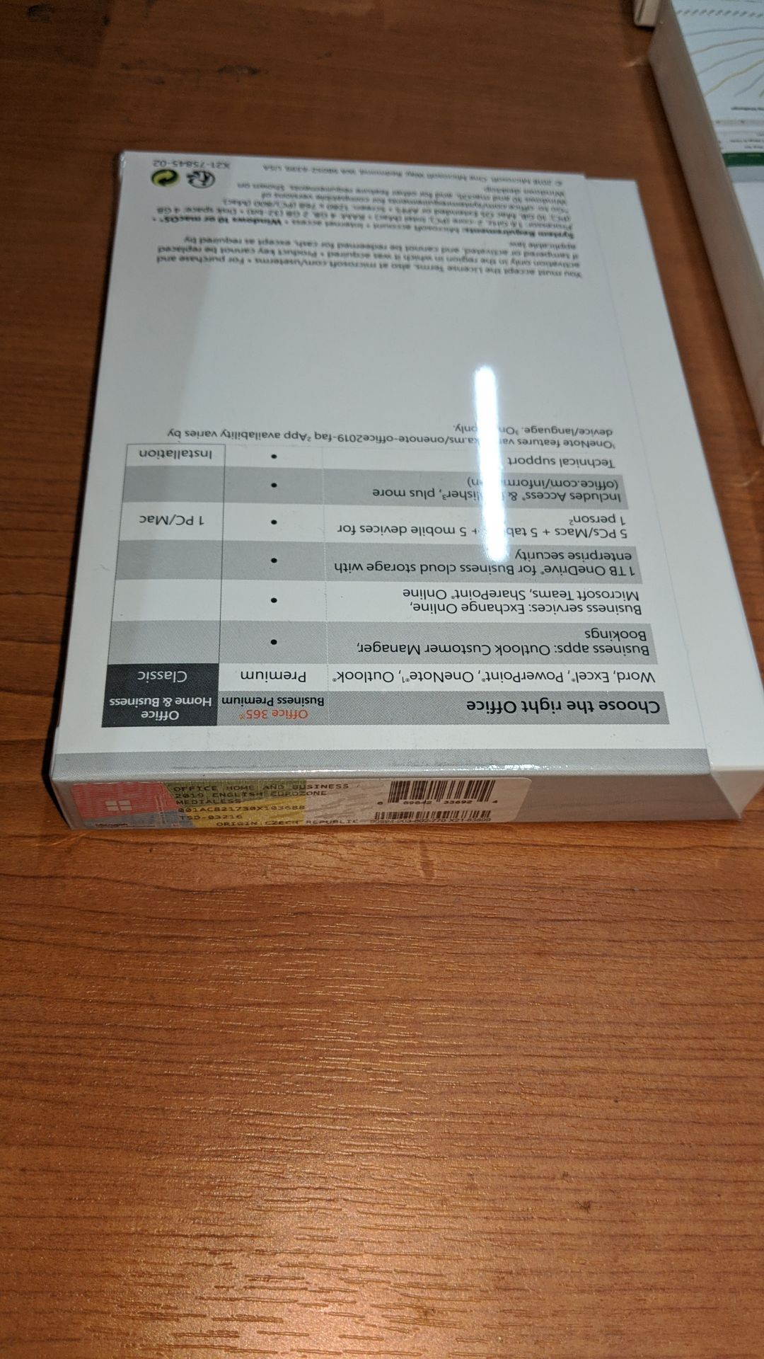 Microsoft Office Home & Business 2019 for PC/MAC. This lot comprises a sealed box with licence - Image 3 of 3