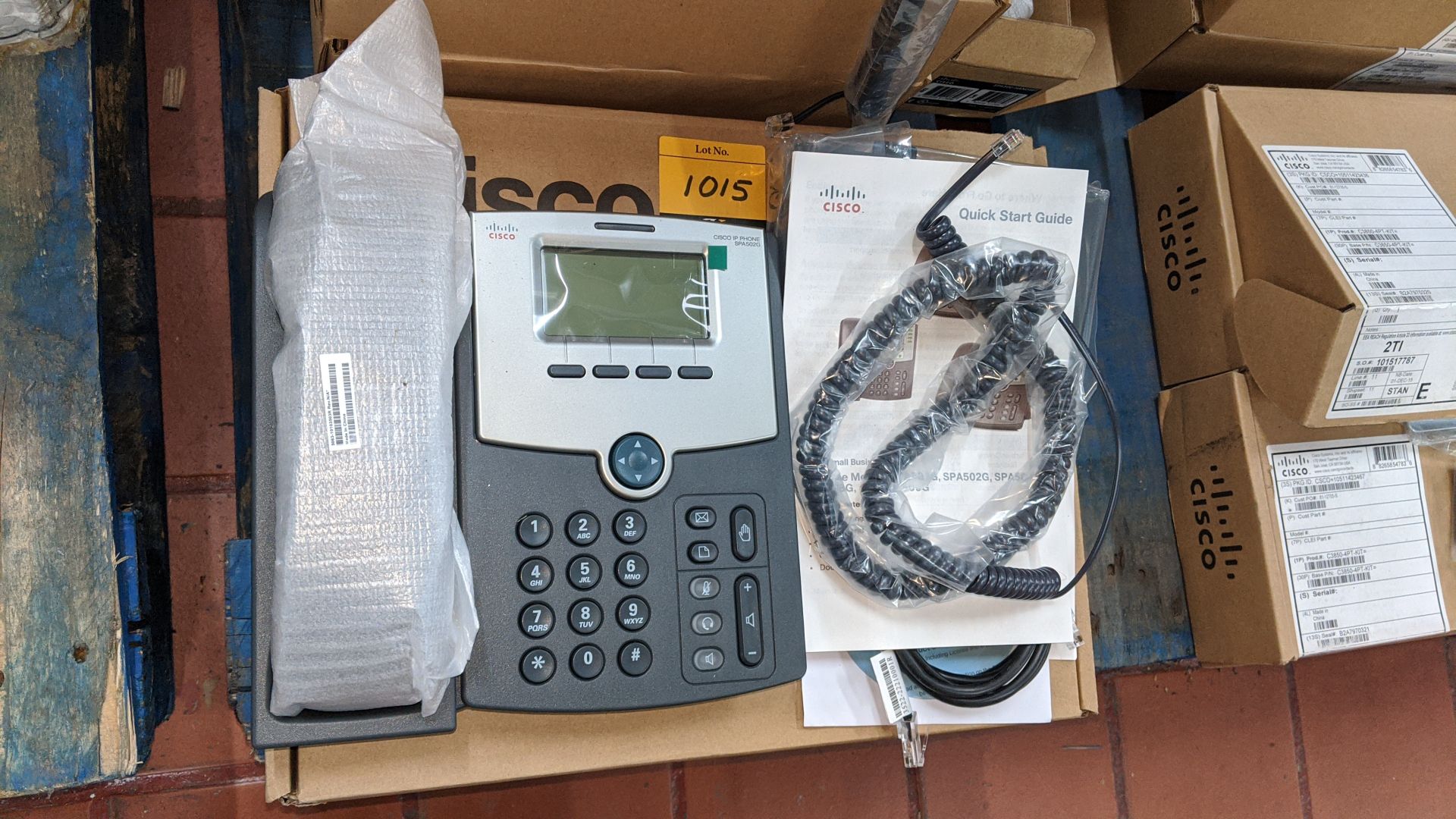 Cisco IP phone model SPA502G. This is one of a large number of lots in this sale being sold for - Image 2 of 4