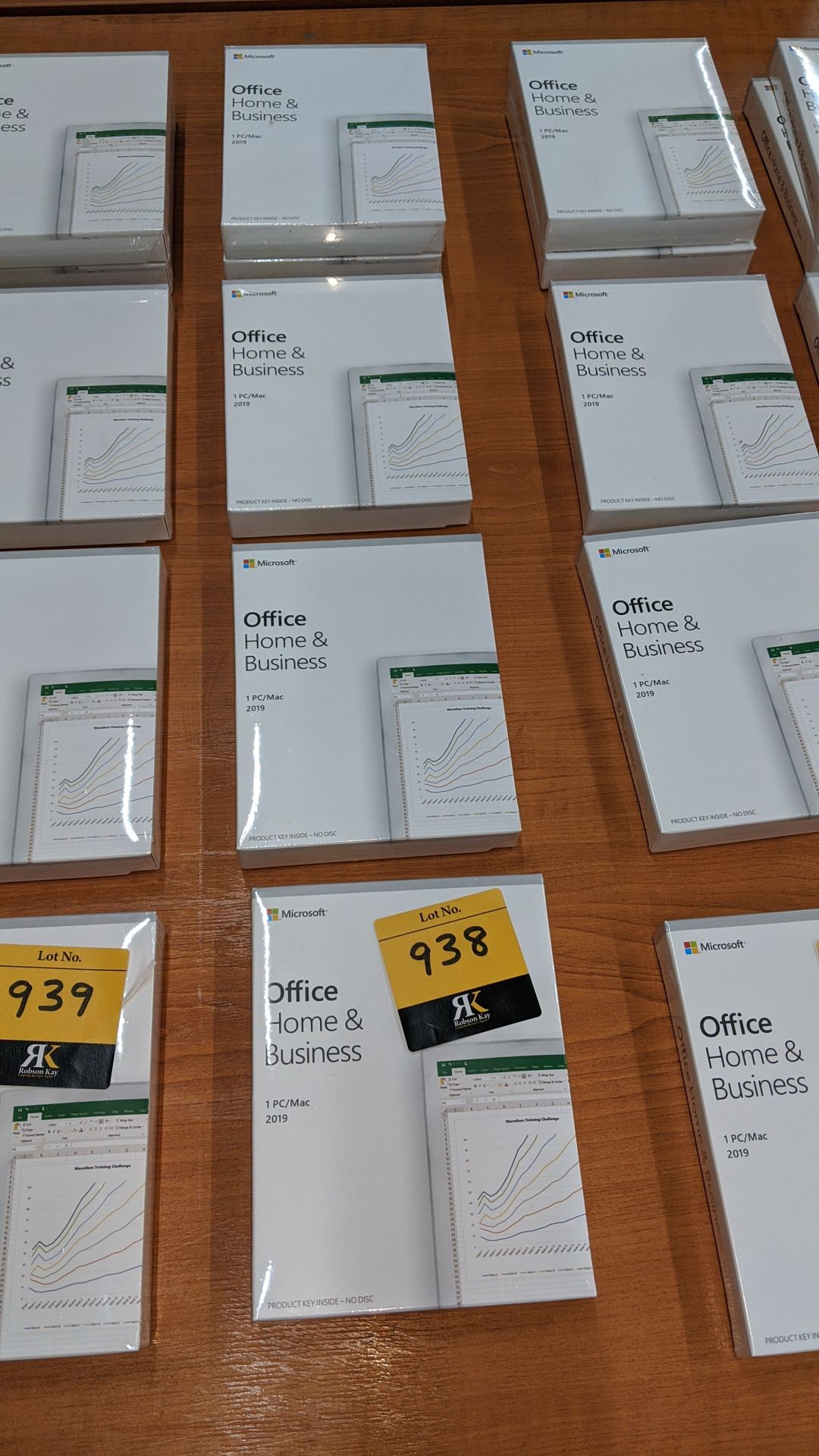 5 off Microsoft Office Home & Business 2019 for PC/MAC. This lot comprises 5 sealed boxes each