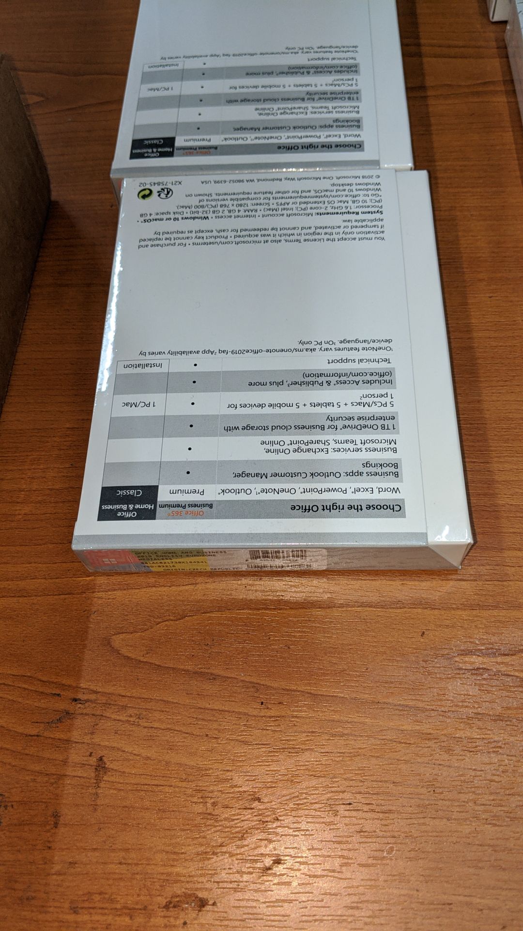 Microsoft Office Home & Business 2019 for PC/MAC. This lot comprises a sealed box with licence - Image 3 of 3