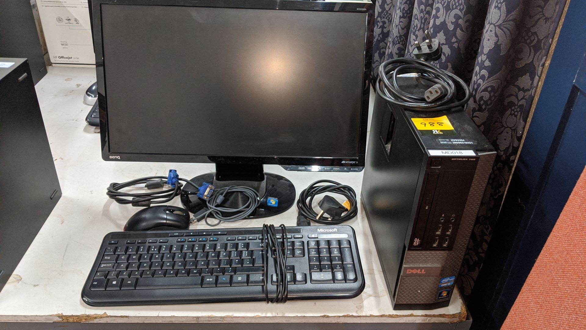 2 off Dell Optiplex tower computers with i5 processors, 8GB Ram, 1 with 240GB SSD, 1 with 250GB HDD - Image 8 of 15