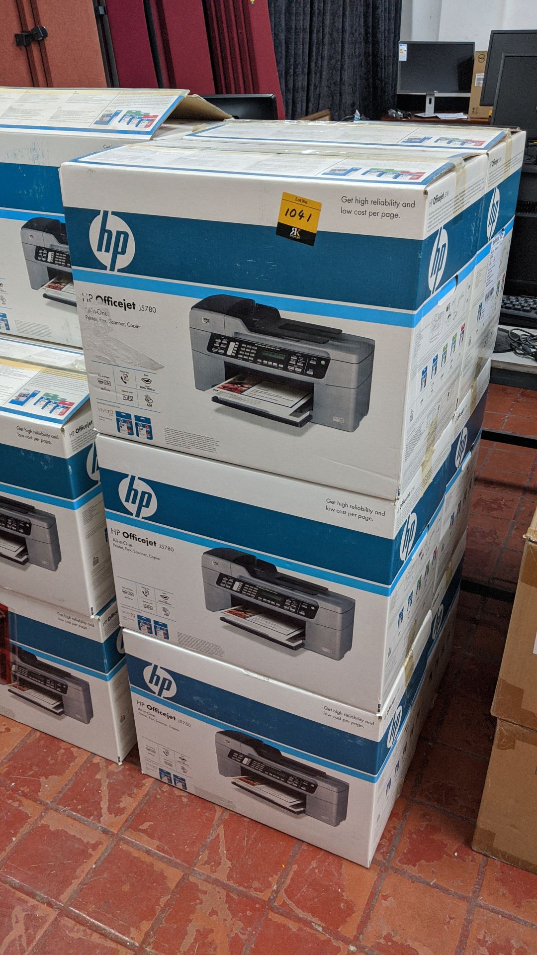 6 off HP OfficeJet J5780 combination printer fax scanner copiers. This is one of a large number of - Image 2 of 4