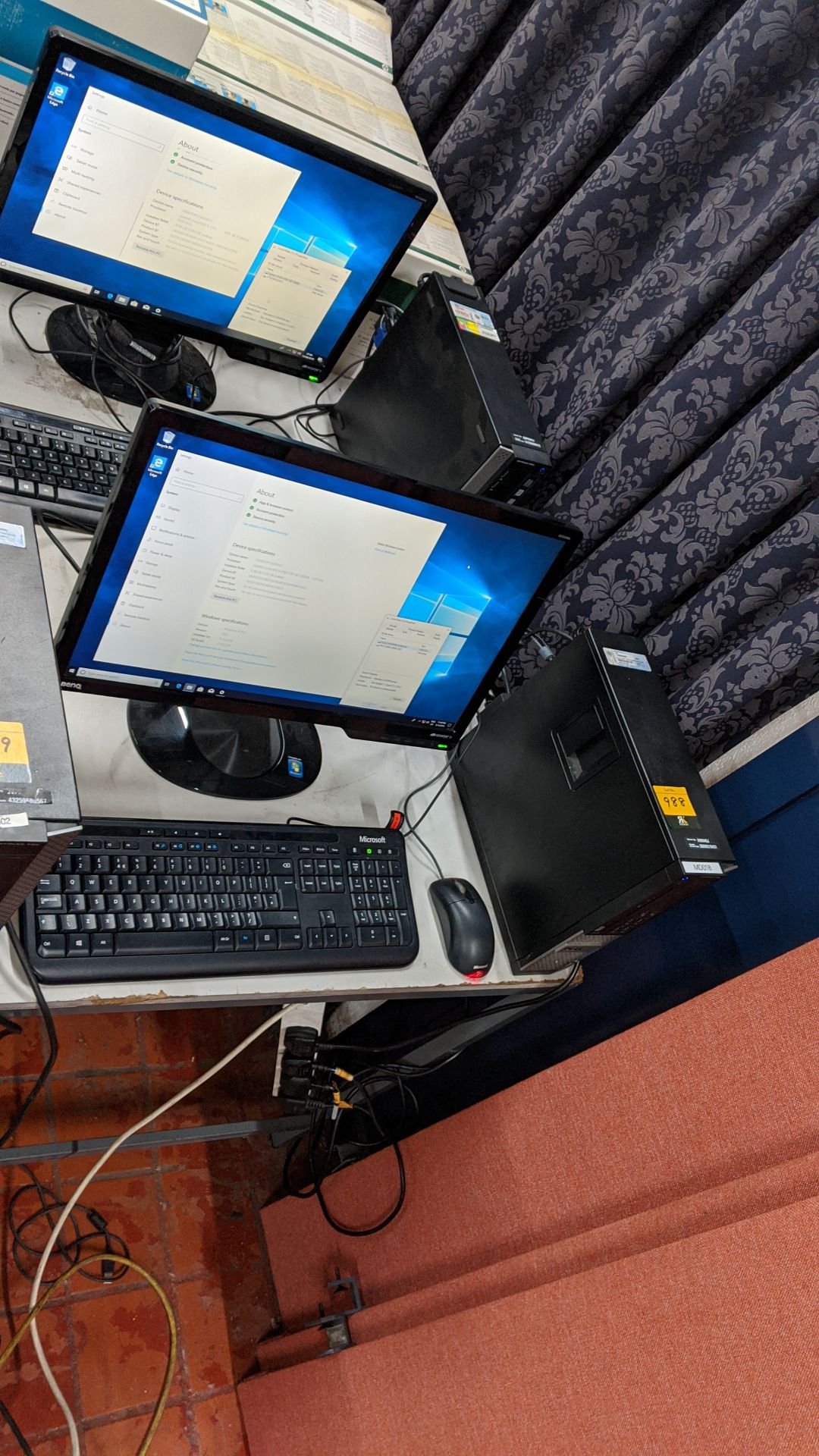 2 off Dell Optiplex tower computers with i5 processors, 8GB Ram, 1 with 240GB SSD, 1 with 250GB HDD - Image 14 of 15