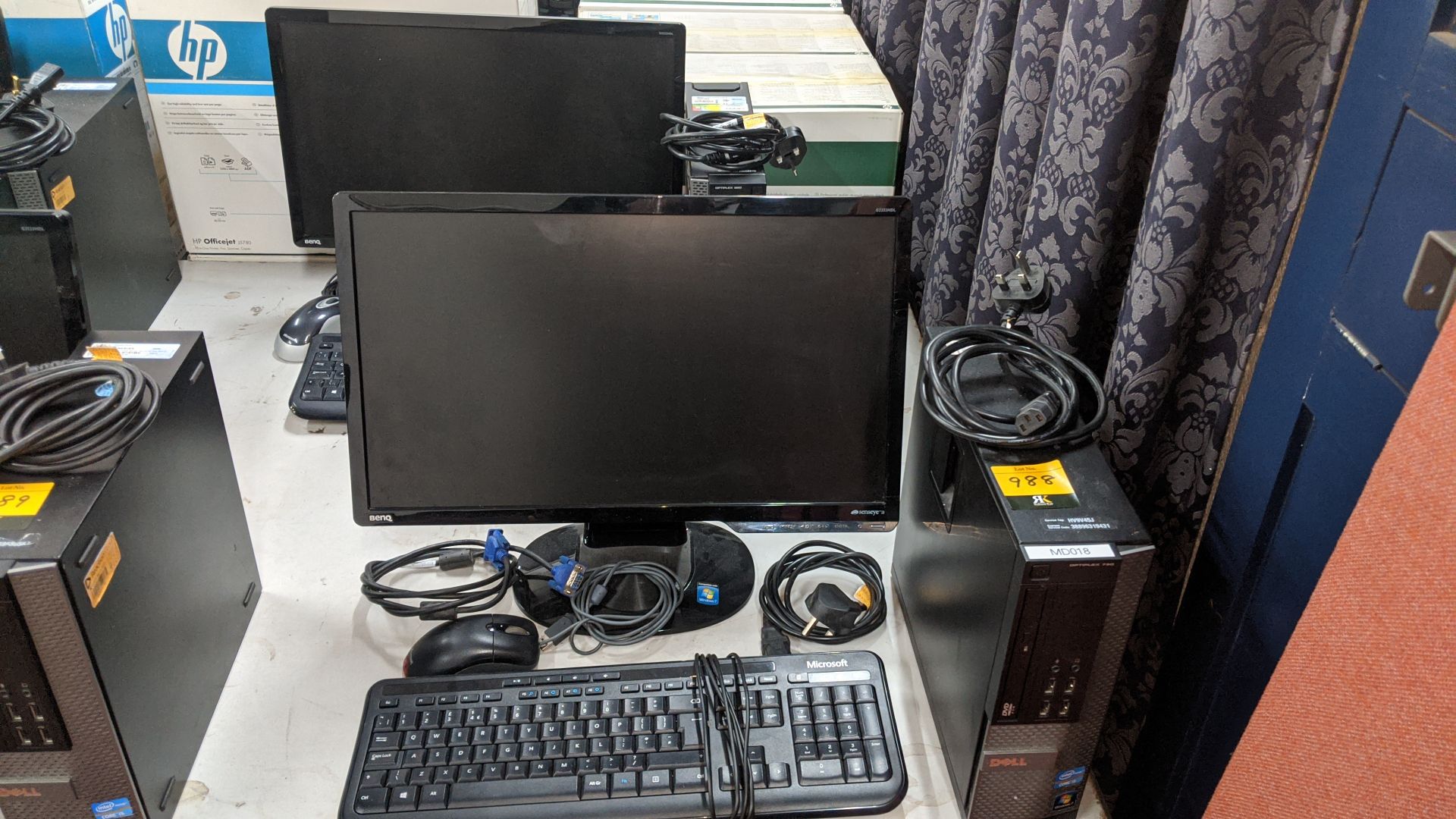 2 off Dell Optiplex tower computers with i5 processors, 8GB Ram, 1 with 240GB SSD, 1 with 250GB HDD - Image 6 of 15