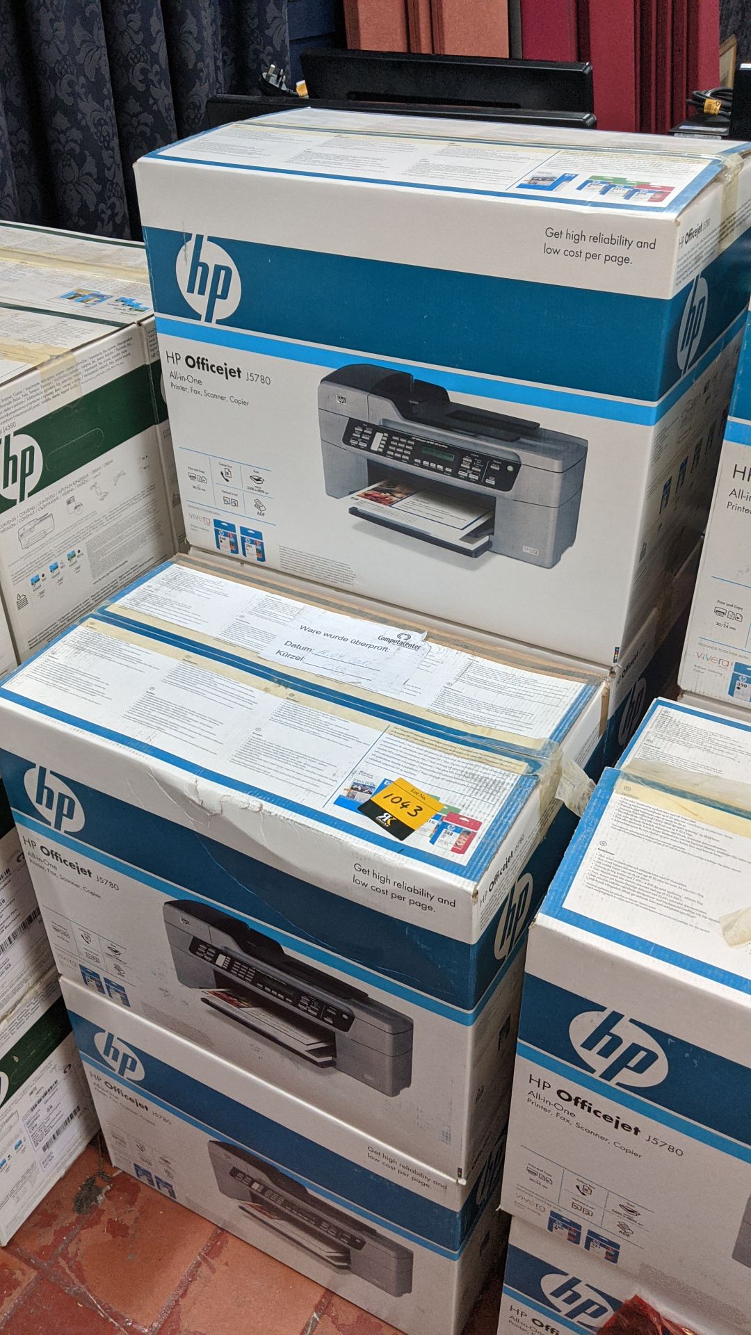 5 off HP OfficeJet J5780 combination printer fax scanner copiers. This is one of a large number of