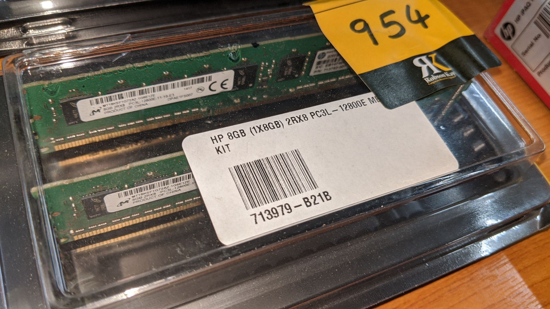 3 off assorted 8Gb memory DIMMs. This is one of a large number of lots in this sale being sold for - Image 3 of 4