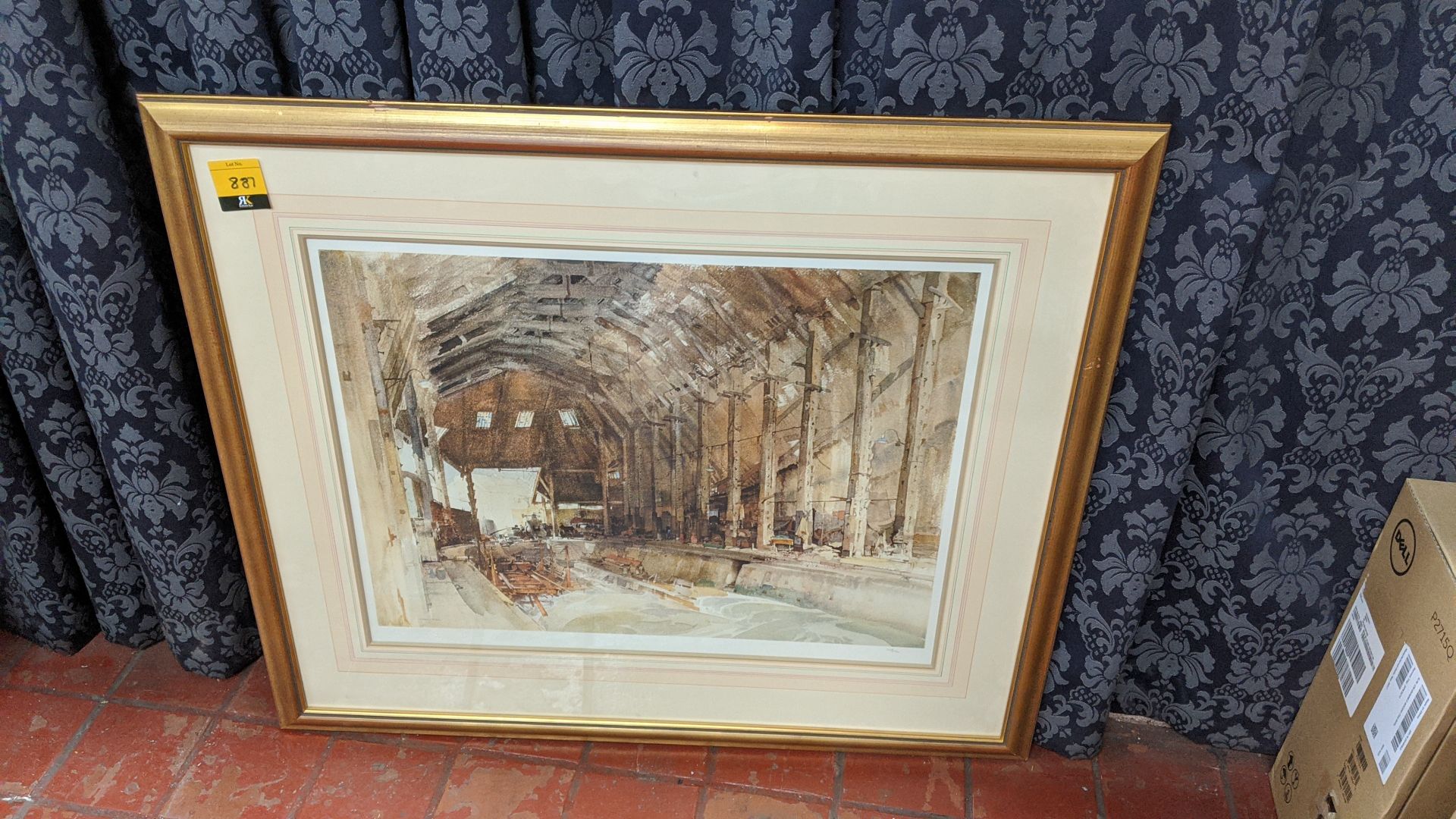 Framed glazed limited edition print marked 407 out of 450 by W Russell Flint. Size of frame circa - Image 2 of 4