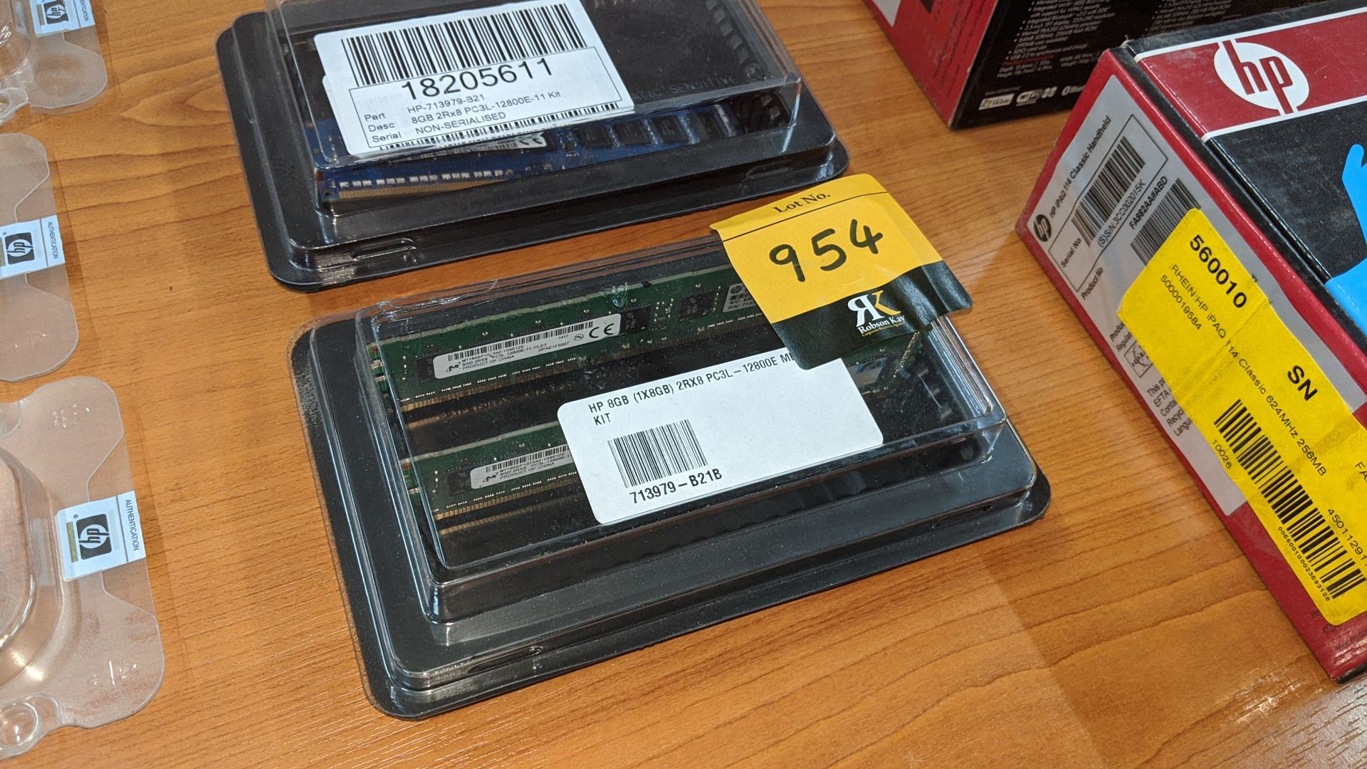 3 off assorted 8Gb memory DIMMs. This is one of a large number of lots in this sale being sold for