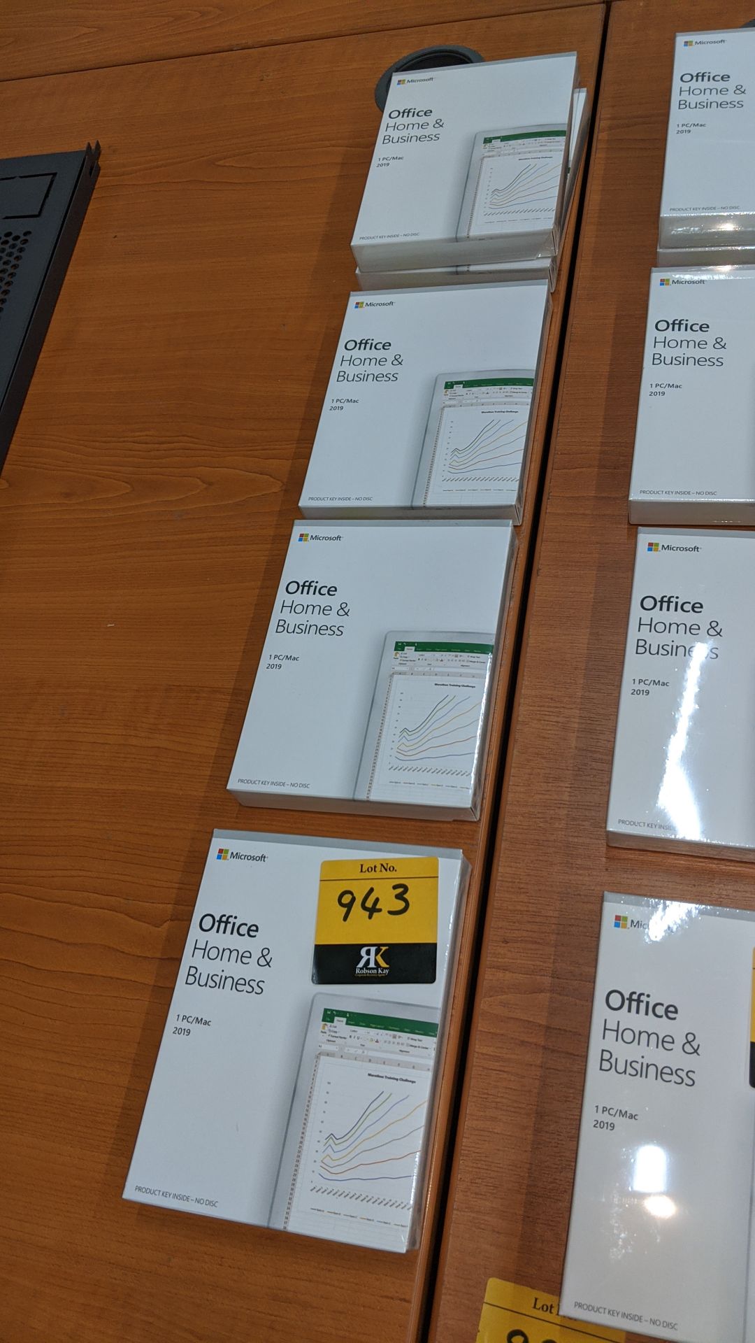 5 off Microsoft Office Home & Business 2019 for PC/MAC. This lot comprises 5 sealed boxes each