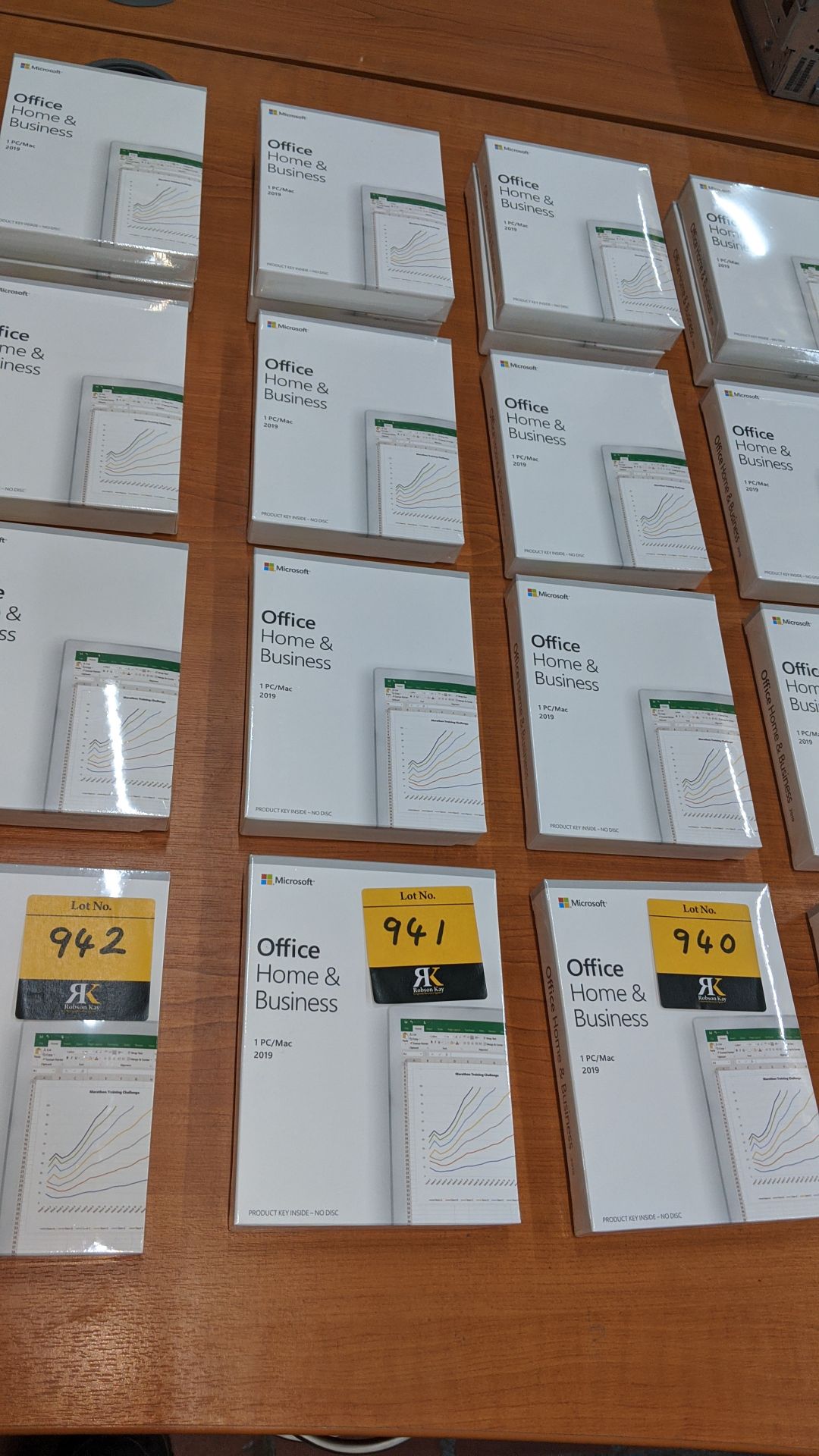 5 off Microsoft Office Home & Business 2019 for PC/MAC. This lot comprises 5 sealed boxes each