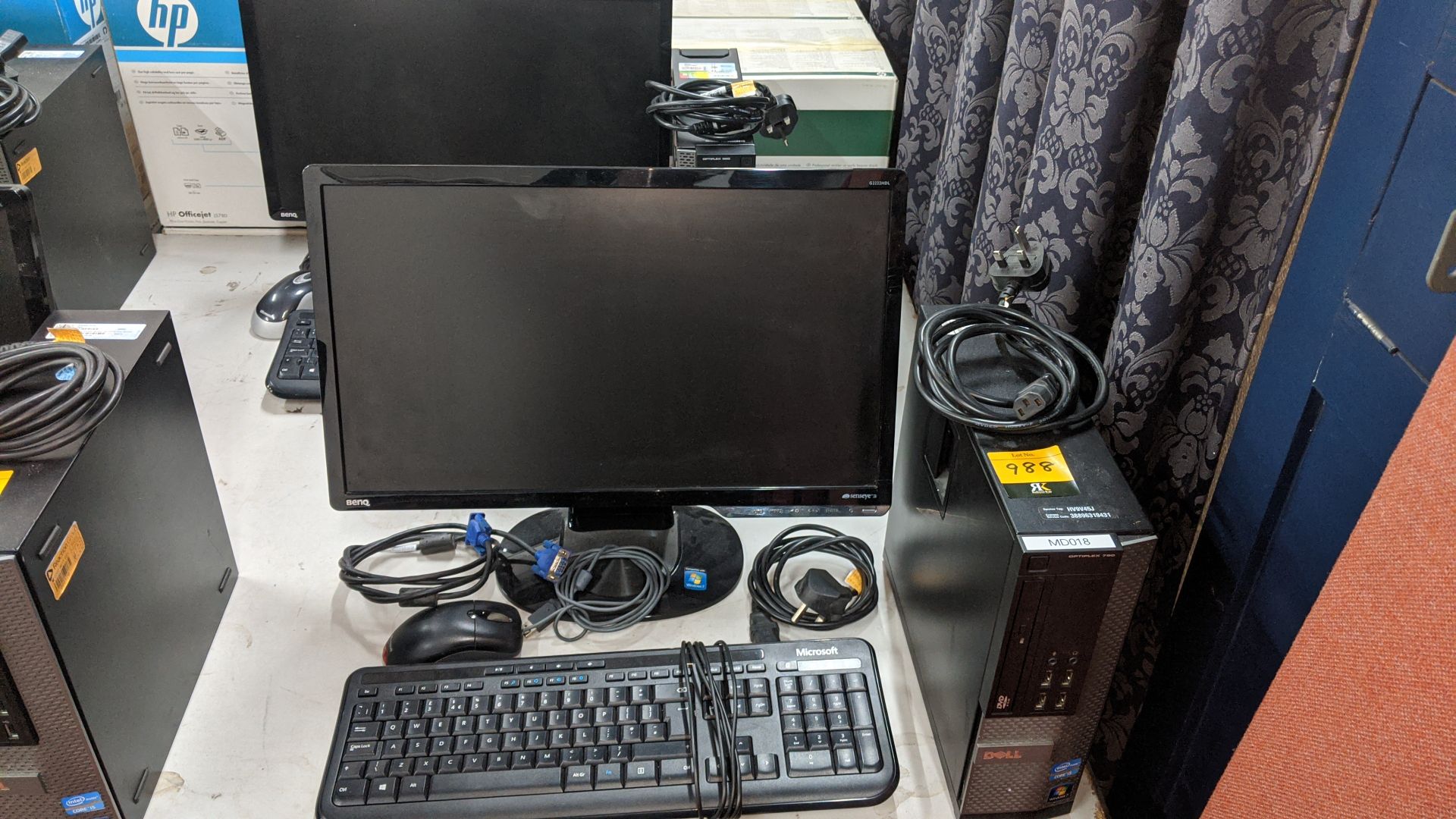 2 off Dell Optiplex tower computers with i5 processors, 8GB Ram, 1 with 240GB SSD, 1 with 250GB HDD - Image 7 of 15