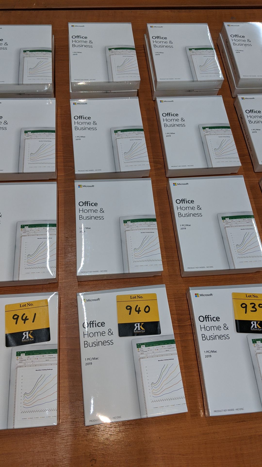 5 off Microsoft Office Home & Business 2019 for PC/MAC. This lot comprises 5 sealed boxes each